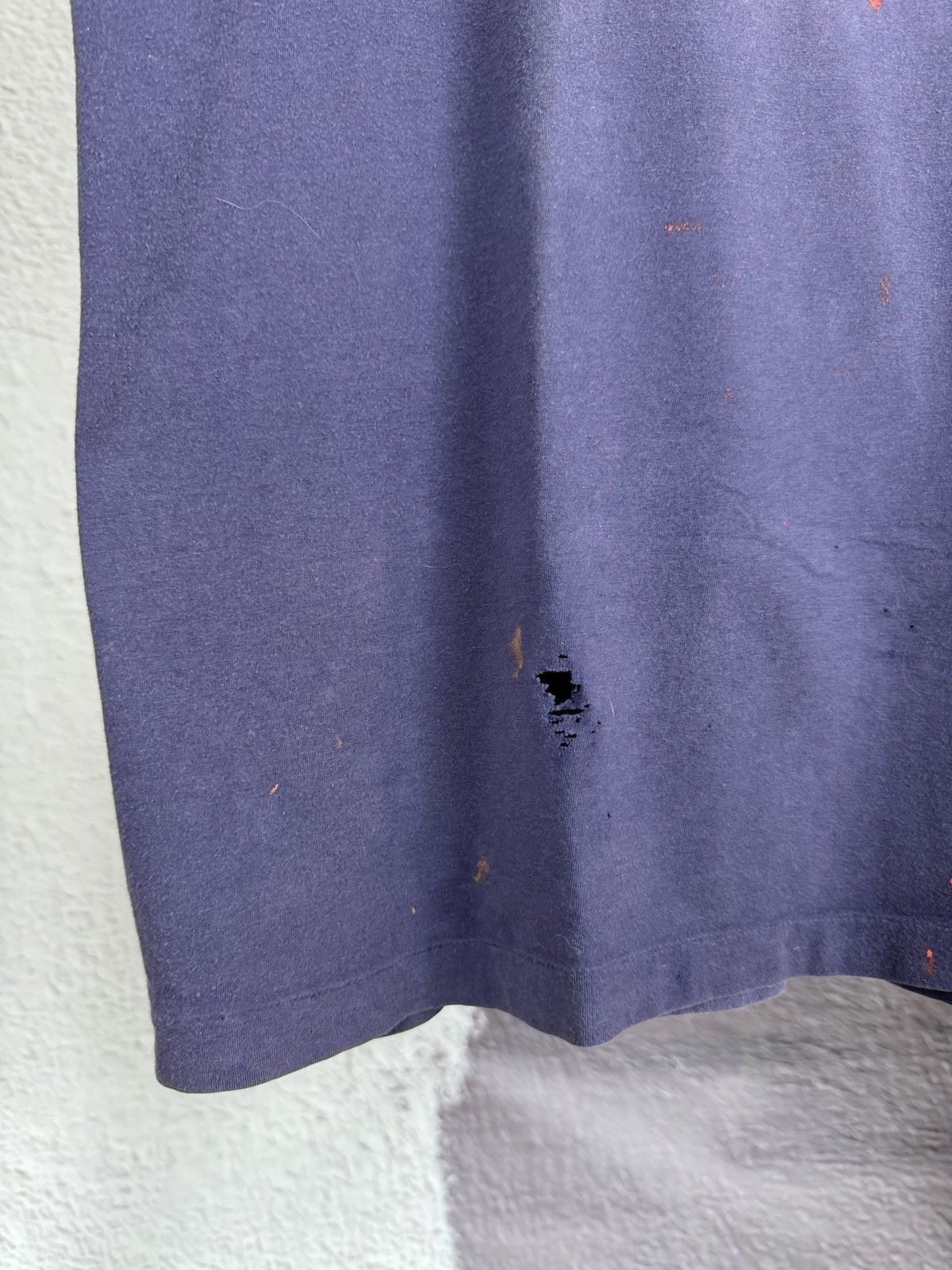 Polo Ralph Lauren × Vintage Polo Ralph Lauren vintage 90s faded distressed big logo tee Size US L / EU 52-54 / 3 - 8 Thumbnail