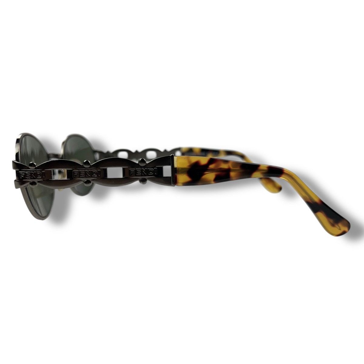 Fendi Fendi TZ97040 Tortoise Shell Sunglasses Size ONE SIZE - 2 Thumbnail