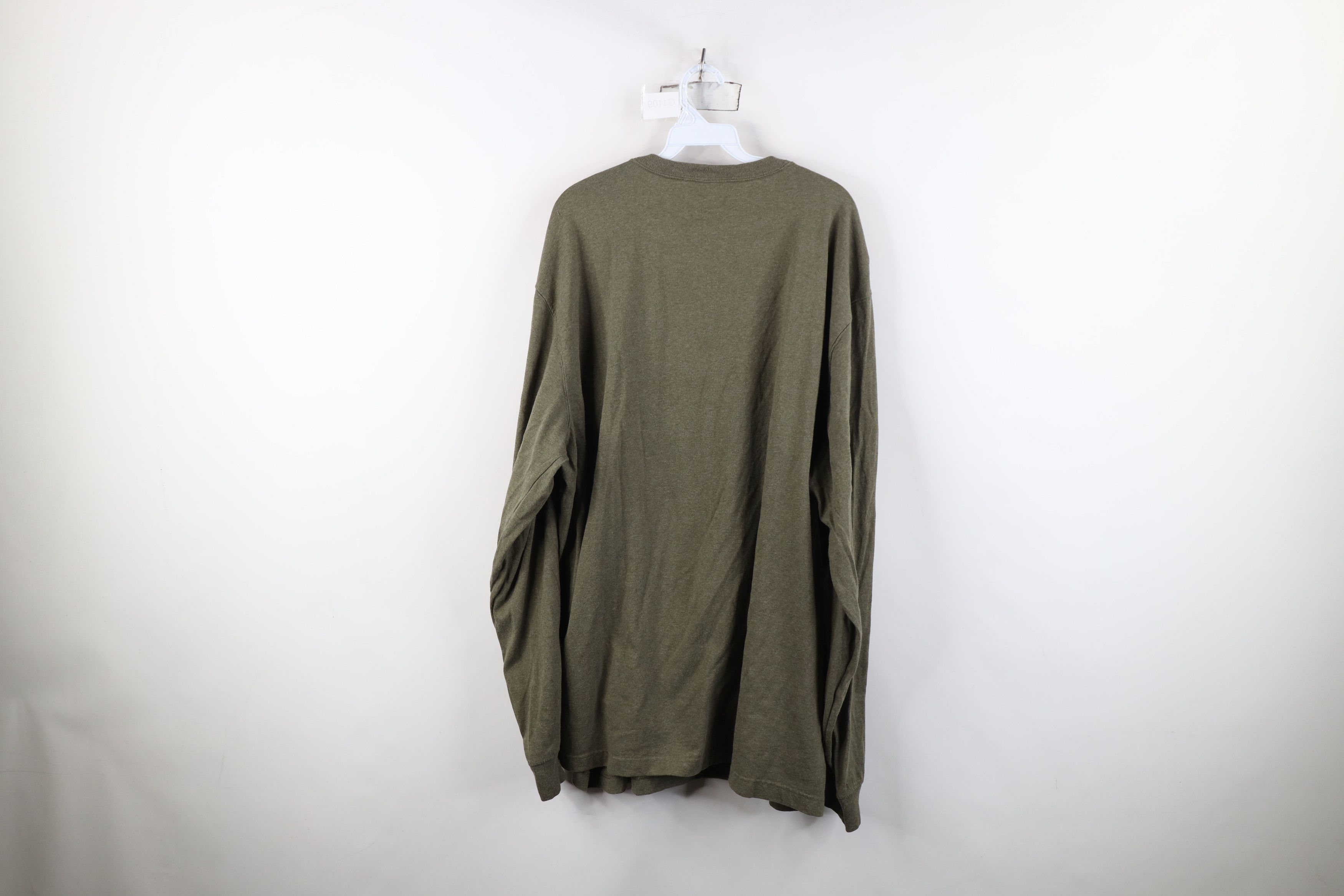 Carhartt Vintage Y2K Carhartt Spell Long Sleeve T-Shirt Heather Green Size US XL / EU 56 / 4 - 11 Thumbnail