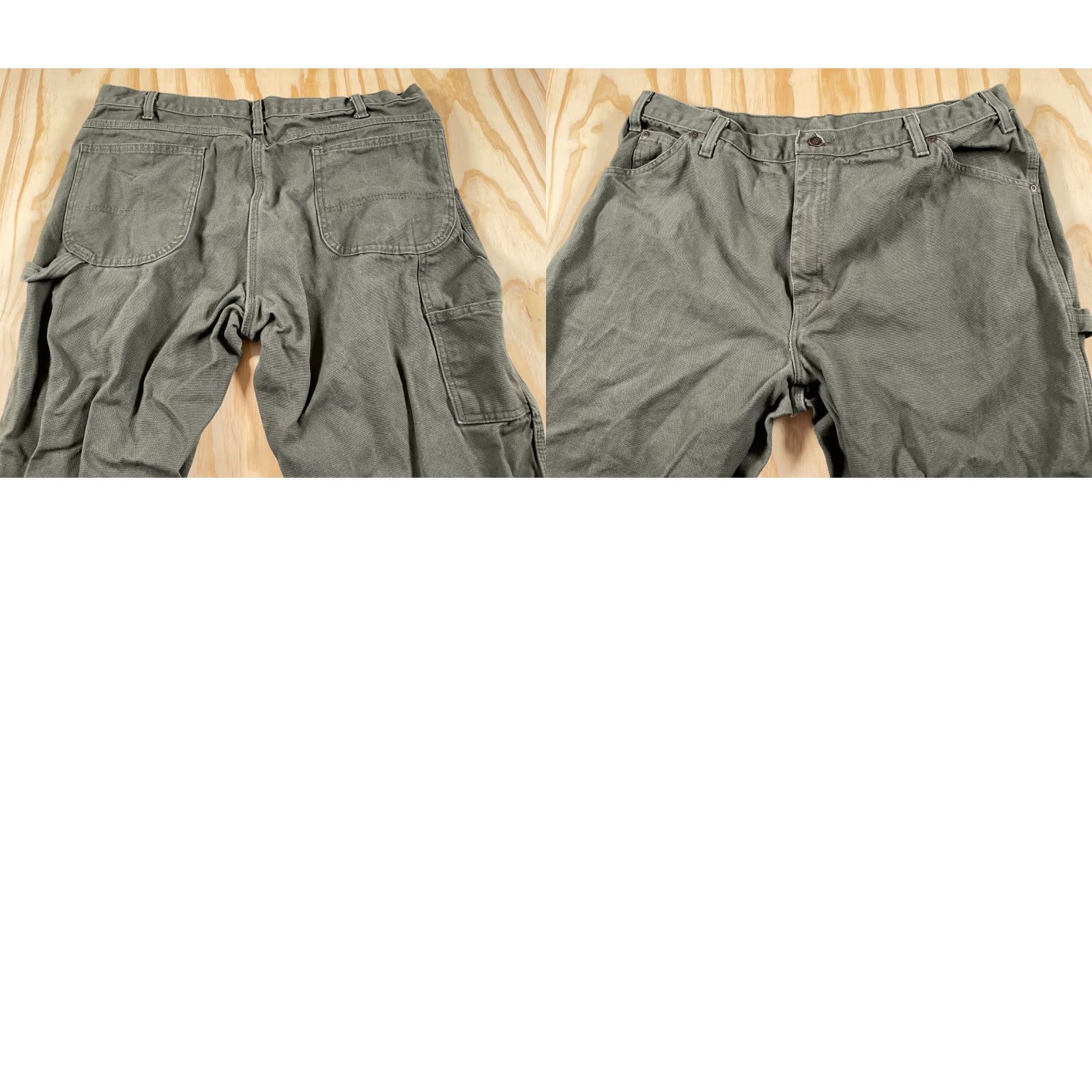 Dickies Dickies Pants Adult 40 x 30 Green Carpenter Canvas Relaxed Fit Workwear Mens Size US 40 / EU 56 - 8 Thumbnail