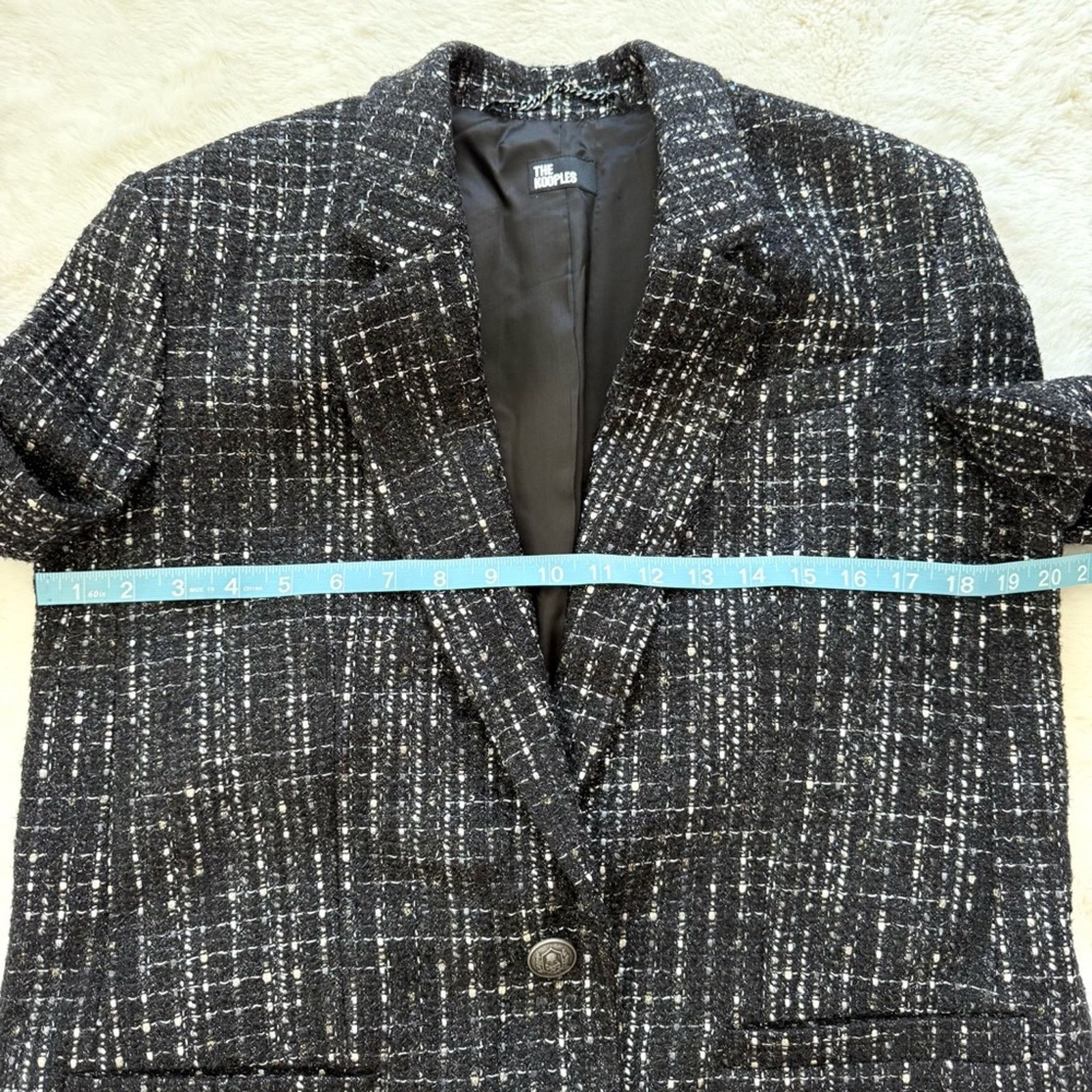 The Kooples NWT!!! The Kooples women tweed jacket size 36FR or 6US 595$ Size M / US 6-8 / IT 42-44 - 10 Thumbnail