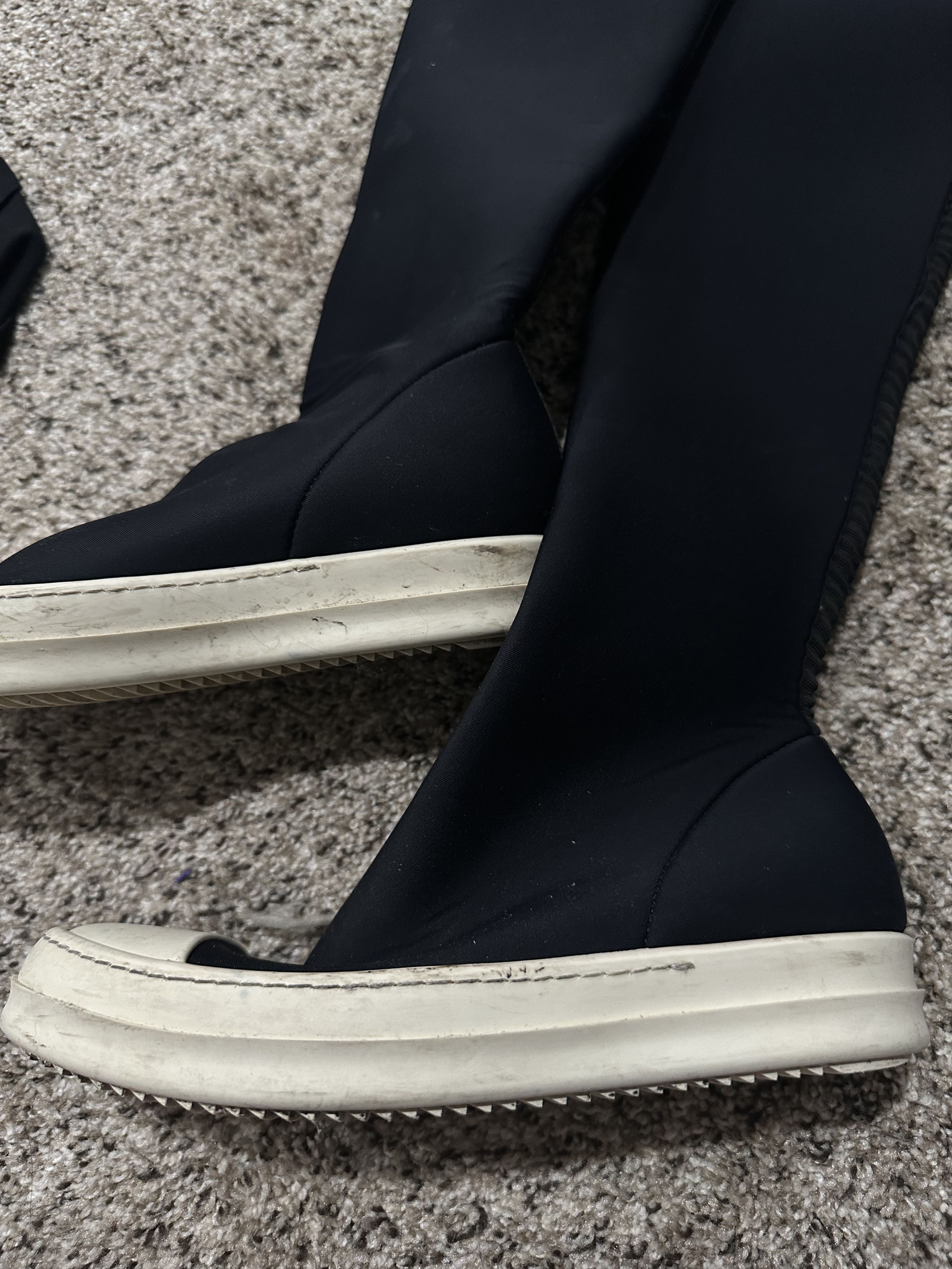 Rick Owens × Rick Owens Drkshdw sz37.5-Rick owens knee-high sock ramones boots Size US 7.5 / IT 37.5 - 8 Thumbnail