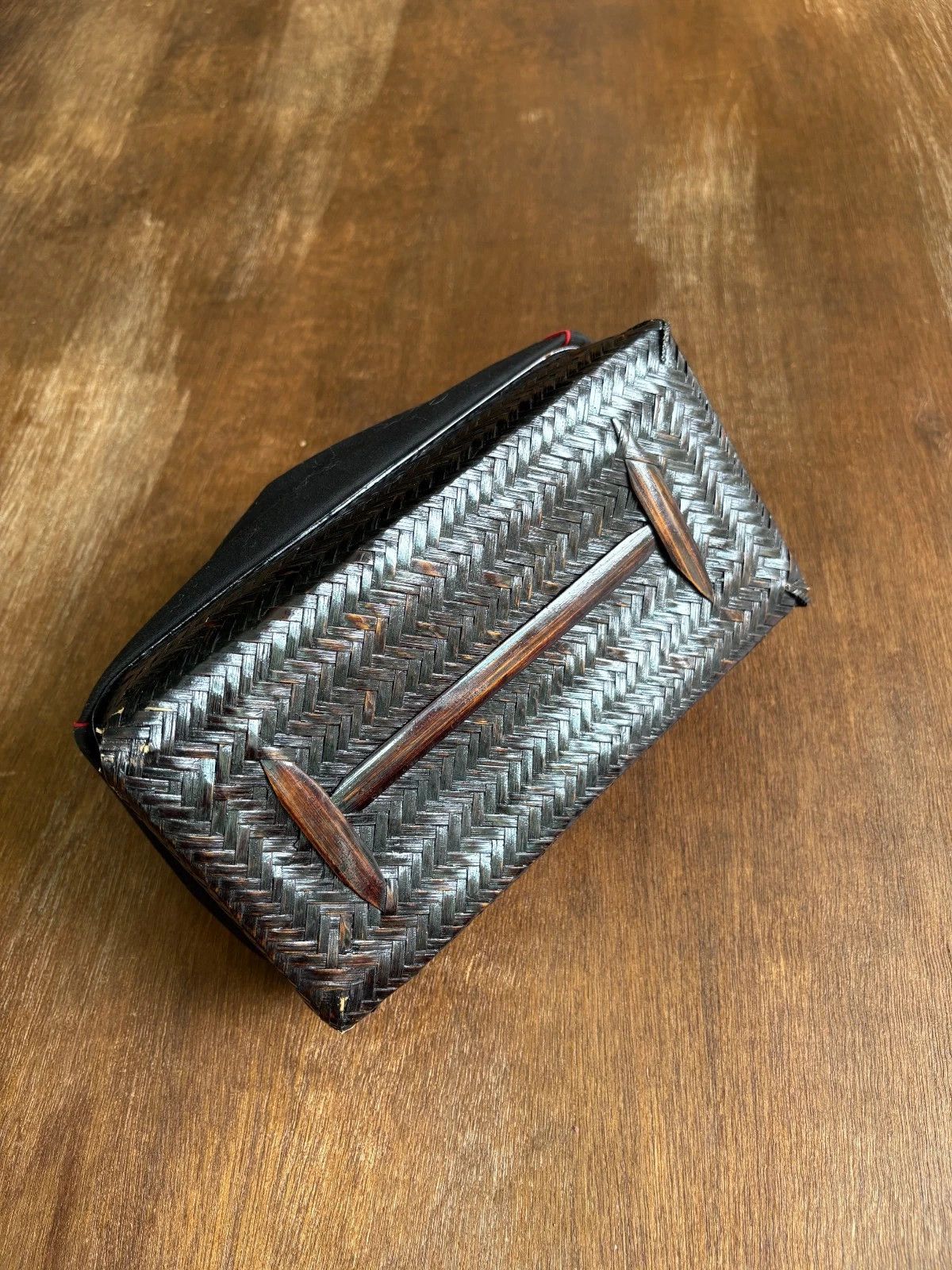 Jean Paul Gaultier JPG Little Pouch Bag with wooden frame Size ONE SIZE - 4 Thumbnail