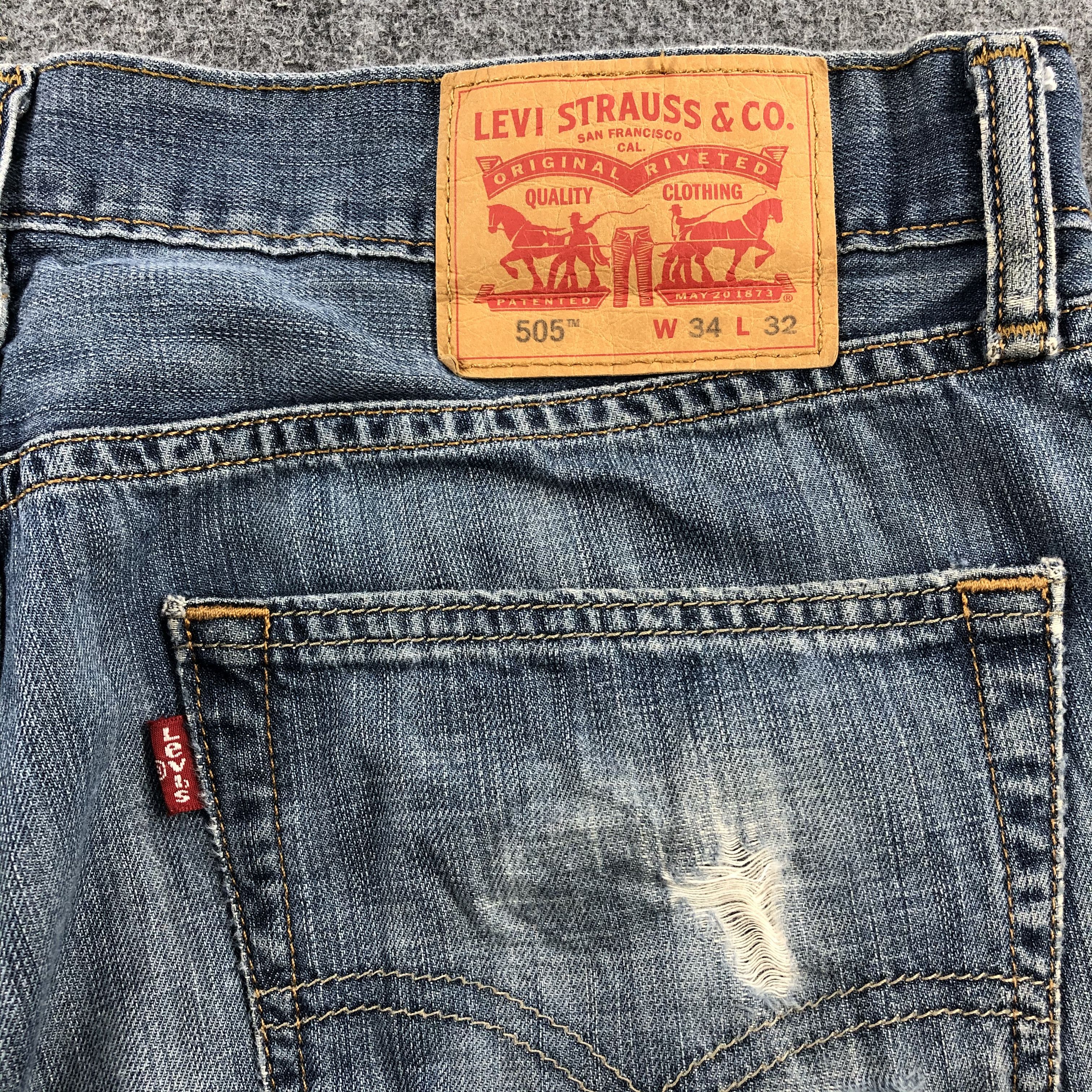Levi's × Vintage Vintage Levis 505 Jeans-JM1184 Size US 34 / EU 50 - 5 Thumbnail