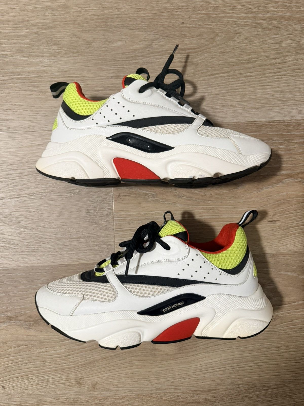 Dior Dior b22 white/silver sz 42 with receipt | Grailed