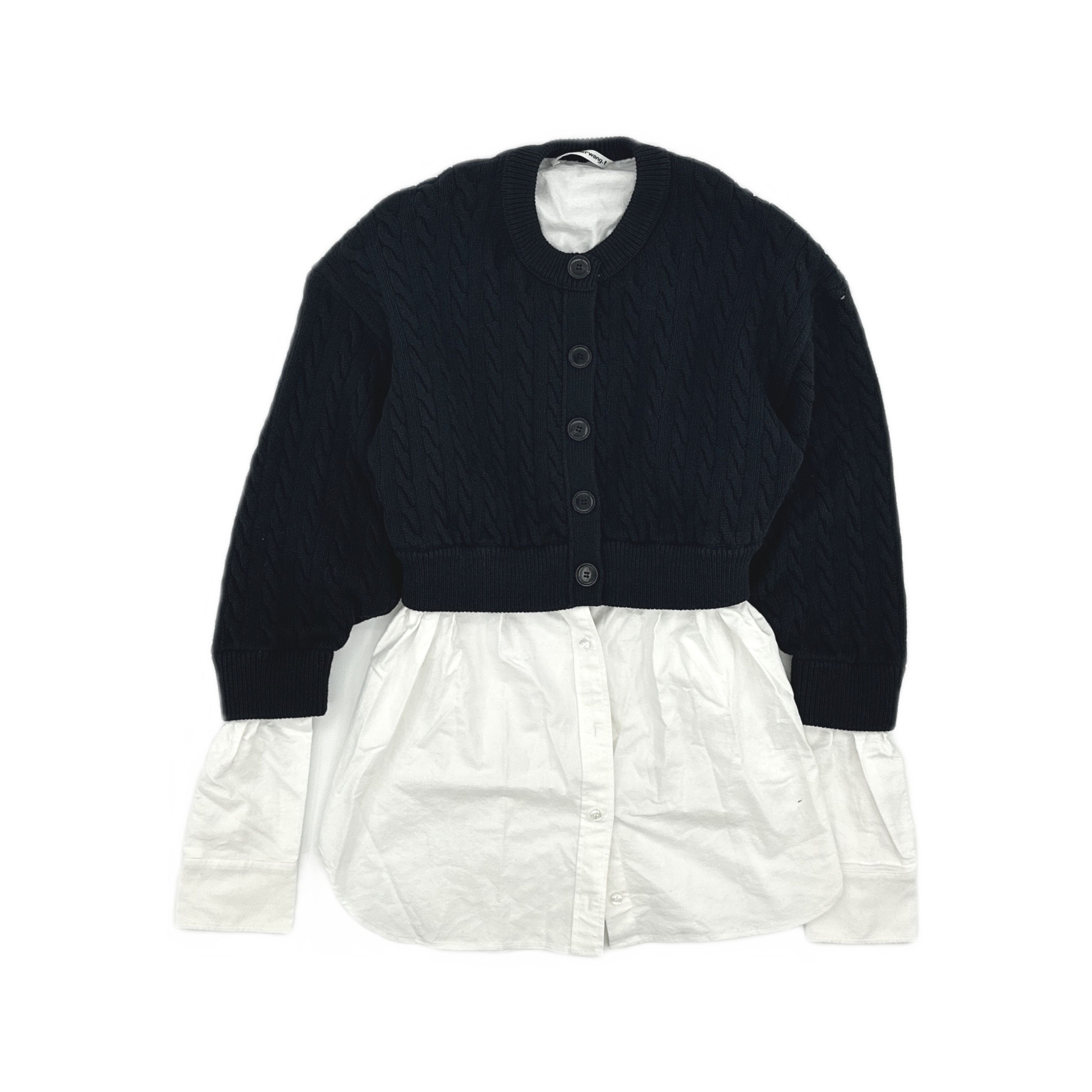 Alexander Wang Alexander Wang Layered Cable Knit Cardigan Size M Size M / US 6-8 / IT 42-44 - 1 Thumbnail