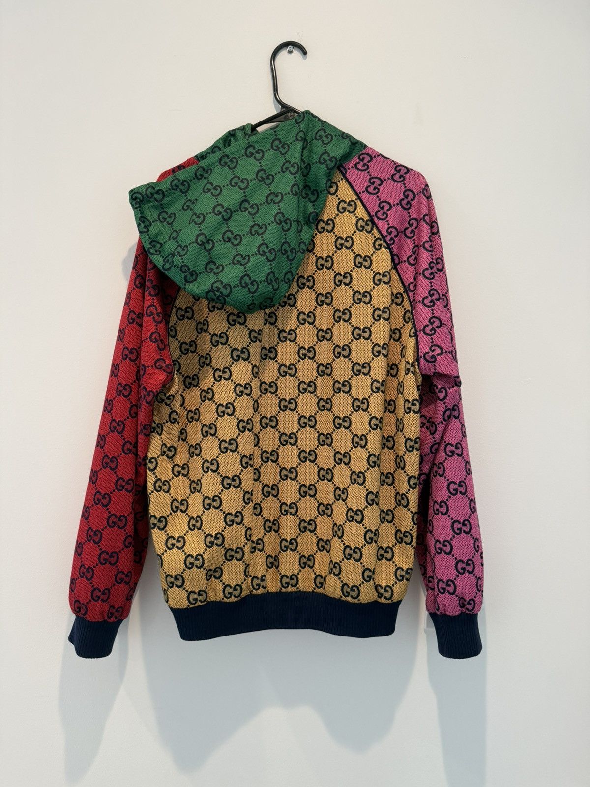 Gucci GUCCI GG Logo Multicolor Hoodie - Size M Size US M / EU 48-50 / 2 - 2 Thumbnail