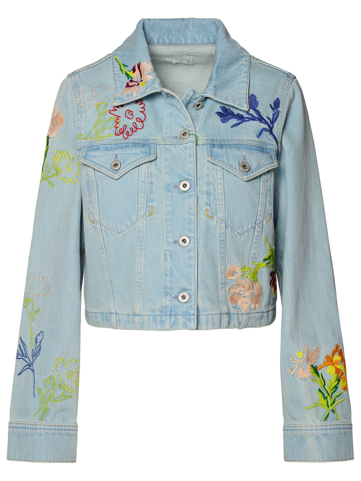 image of Kenzo Light Blue Cotton Jacket, Women's (Size XS)