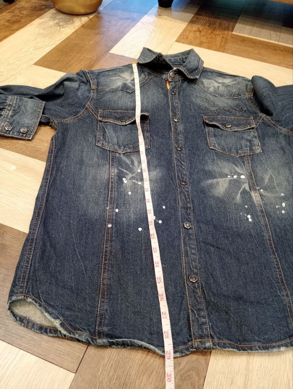 semanticdesign SEMANTIC DESIGN JAPAN PAINTER DENIM SHIRT - SIZE L Size US L / EU 52-54 / 3 - 14 Thumbnail