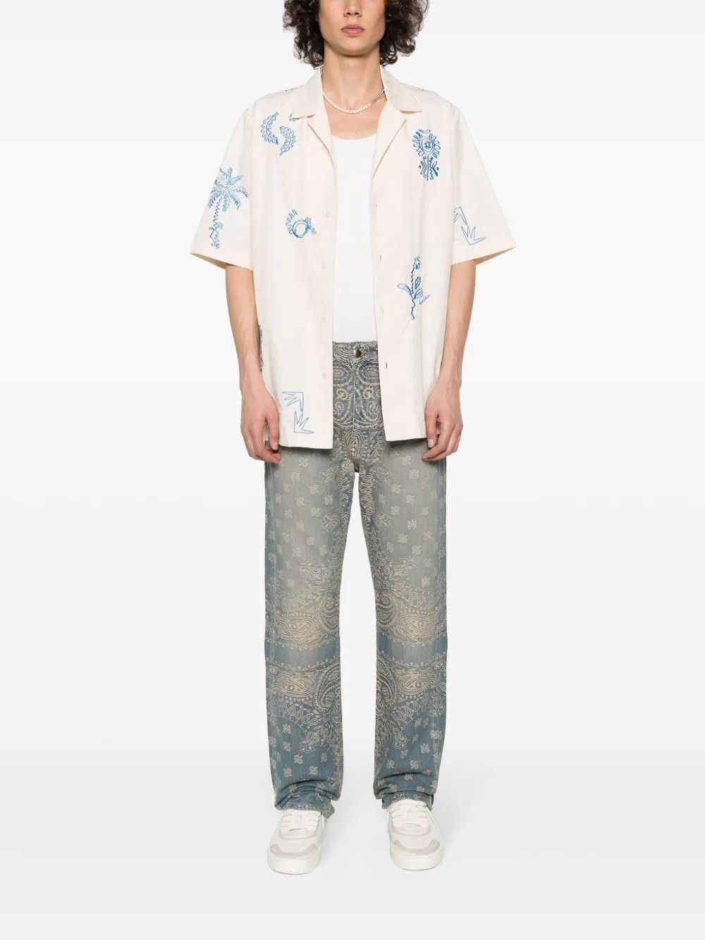 Amiri o1y0525 Denim Pant in Blue Size US 32 / EU 48 - 5 Thumbnail