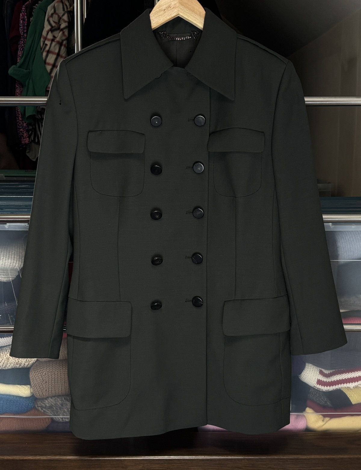 Gucci Archival Gucci Tom Ford Era Military Double Breasted Jacket Size M / US 6-8 / IT 42-44 - 1 Thumbnail