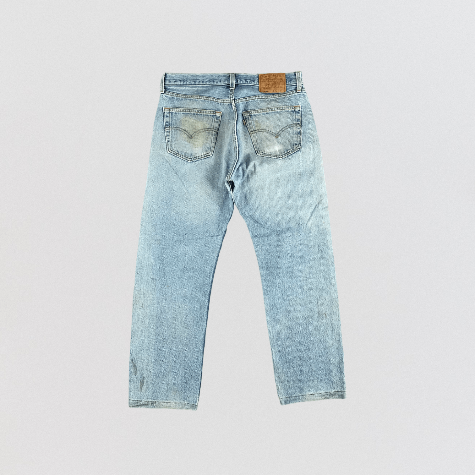 Levi's × Vintage 90s Vintage Light Wash Levis 501 Jeans-JM2595 Size US 33 - 2 Thumbnail