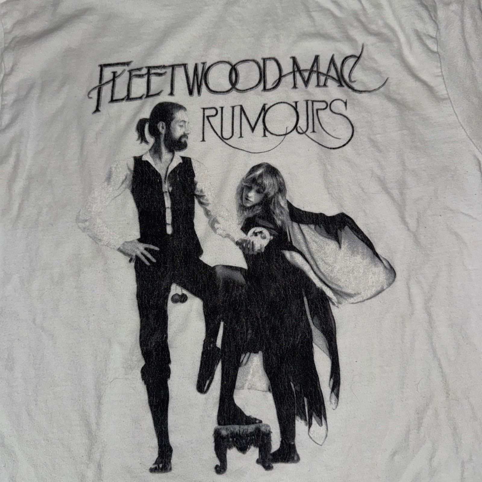 Band Tees Fleetwood Mac Rumours T-Shirt White Large 21x26 Size US L / EU 52-54 / 3 - 2 Thumbnail