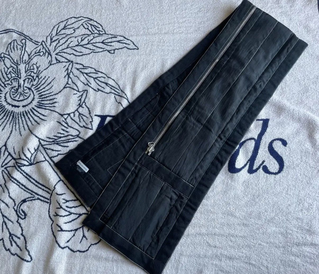 Dries Van Noten Dries Van Noten AW14 Silk Double Zipped Scarf Scarves Size ONE SIZE - 1 Thumbnail