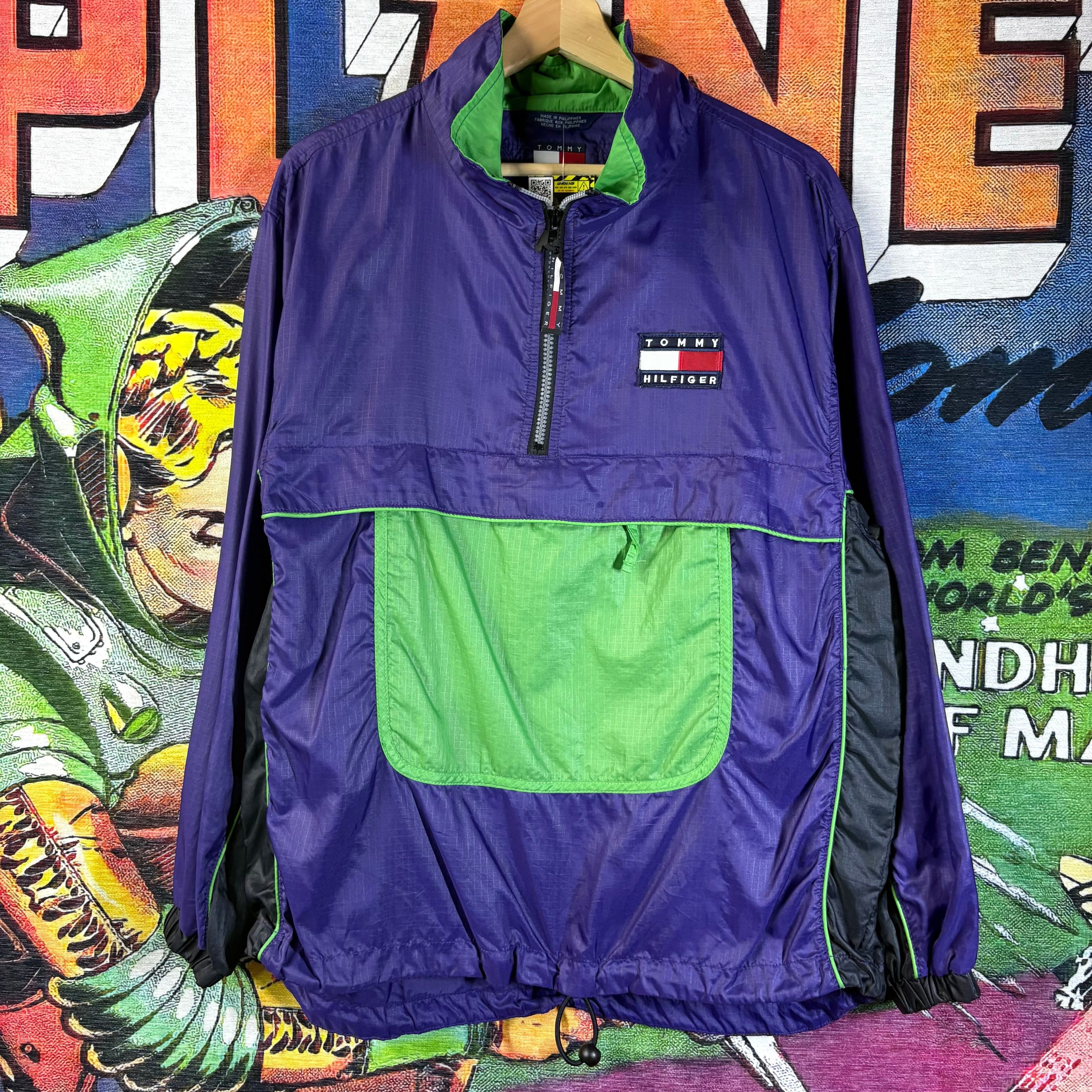 Vintage 90's Hilfiger Segeljacke 1990s Tommy Hilfiger Sailing 