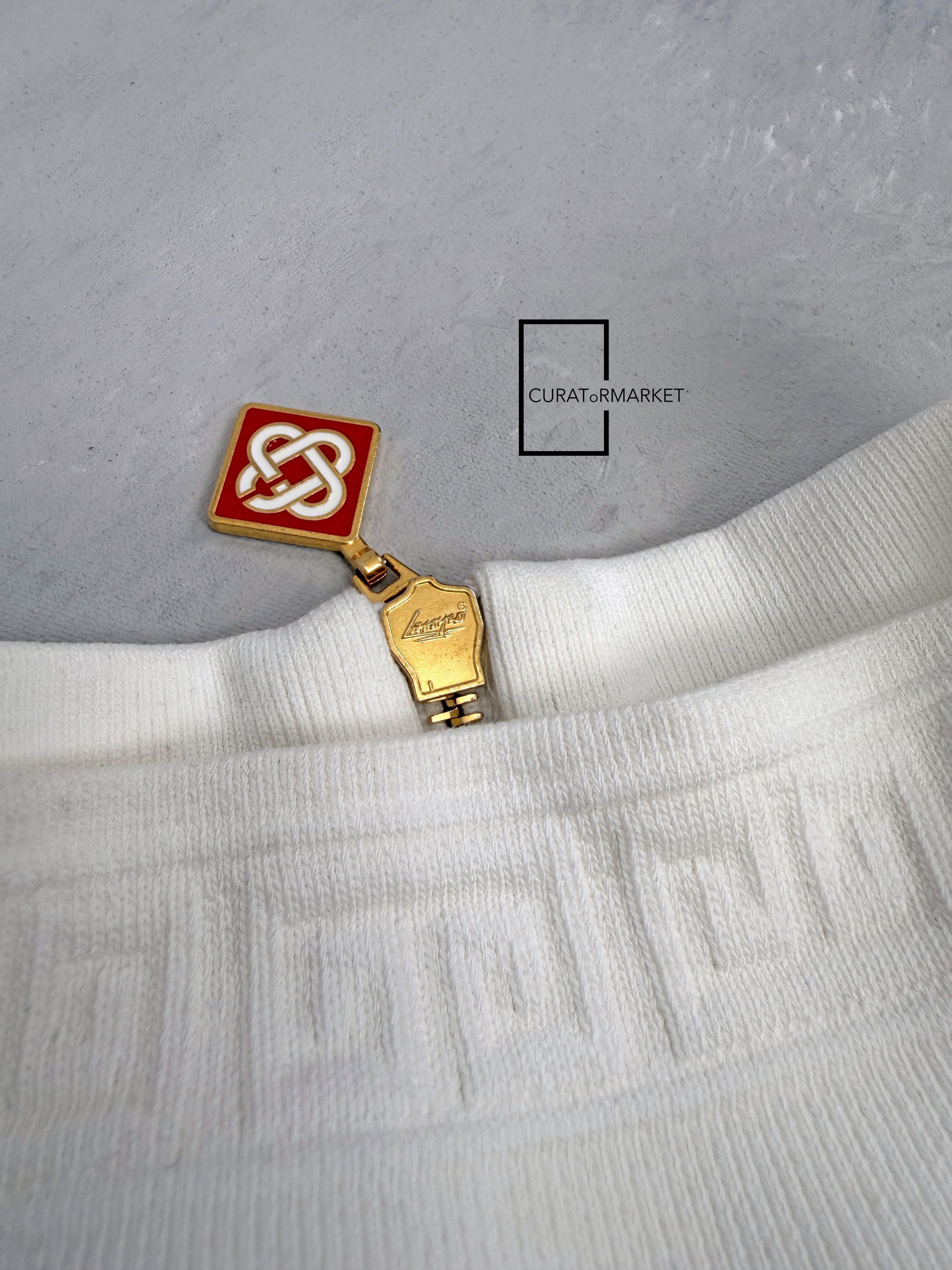 Casablanca Relaxed Embossed Monogram Design Quarter Zip Track Top FW24 Size US S / EU 44-46 / 1 - 6 Thumbnail