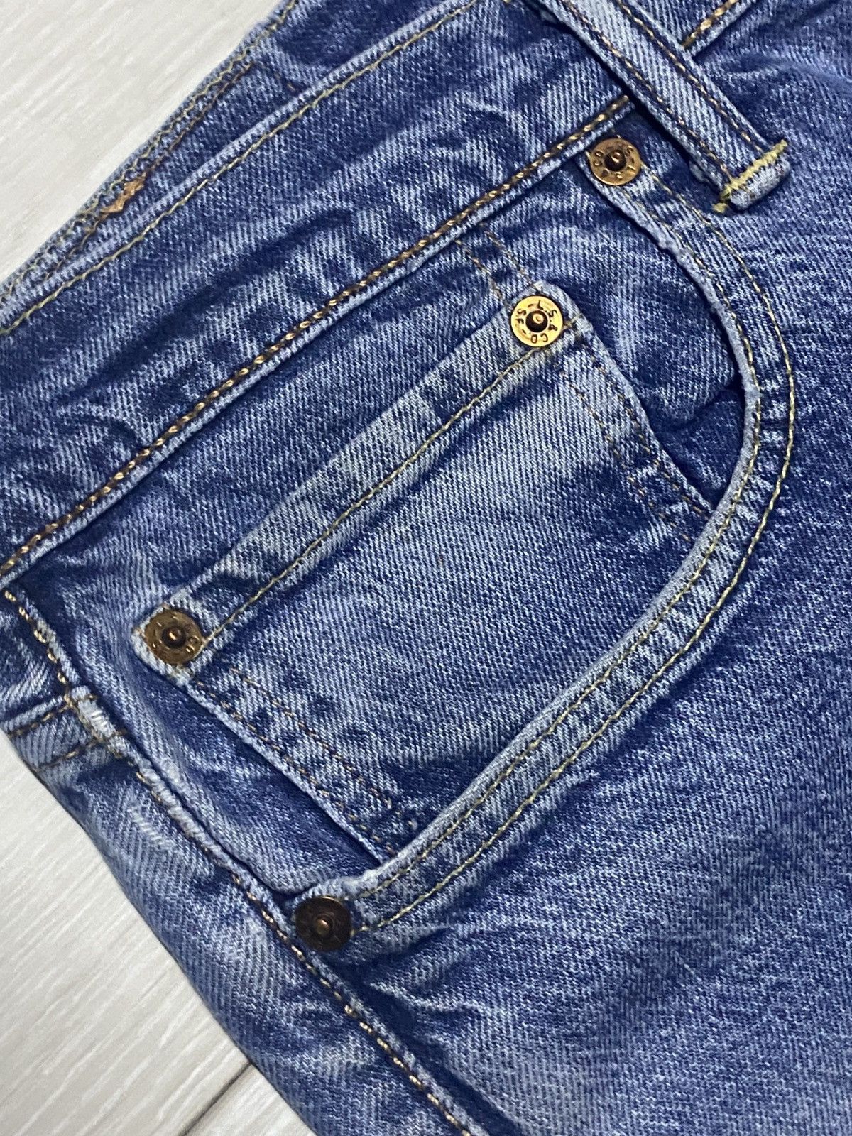 Levi's Vintage Levis 502 Y2K blue Wash Tappered Leg Jeans Size US 36 / EU 52 - 9 Thumbnail