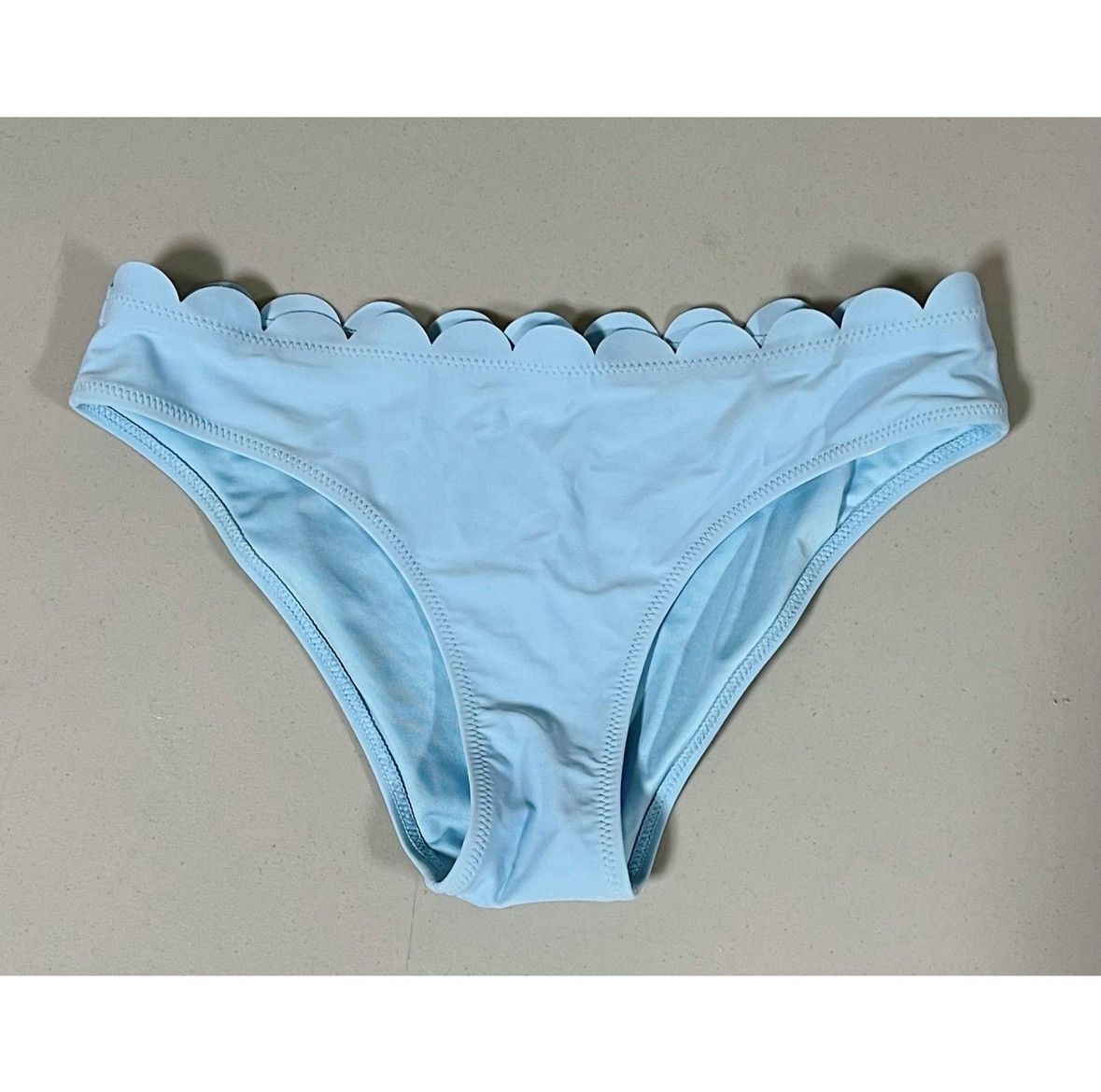 Other Baby Blue Scalloped Bikini Bottoms Bathing Suit Size M 🩵 Size ONE SIZE - 2 Thumbnail