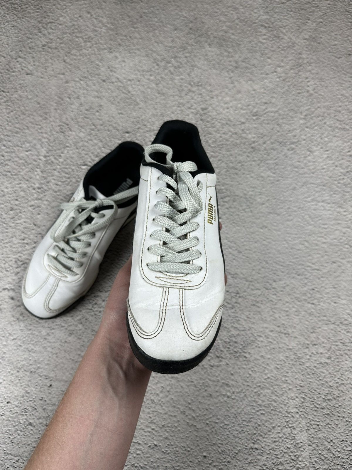 Puma Vintage Puma Roma Leather Sneakers Y2K Hype Style Size US 6 / IT 36 - 5 Thumbnail