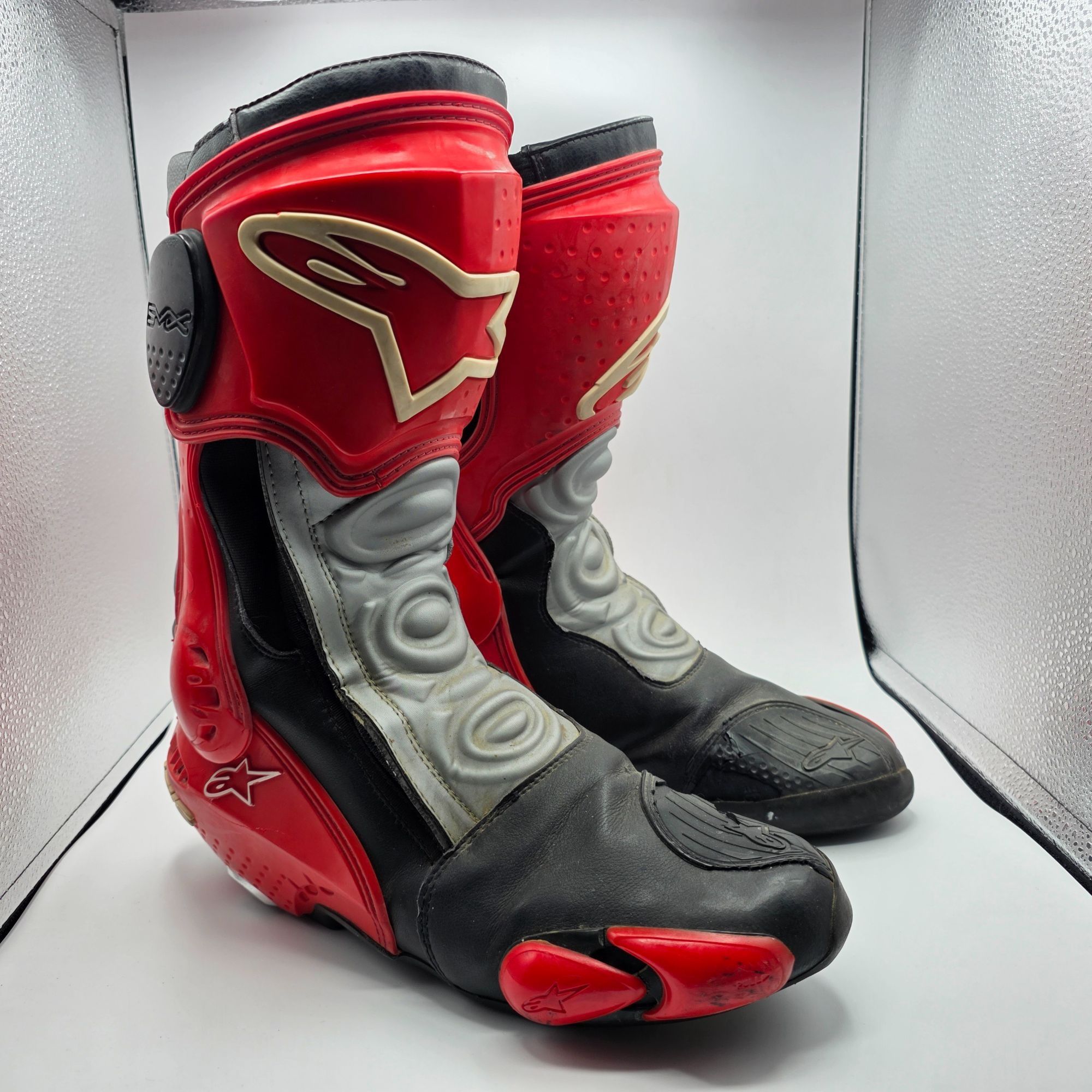 Alpinestars Alpinestars SMX Plus Mens Size 11.5 Red Black Motorcycle Boo Size US 11.5 / EU 44-45 - 1 Thumbnail