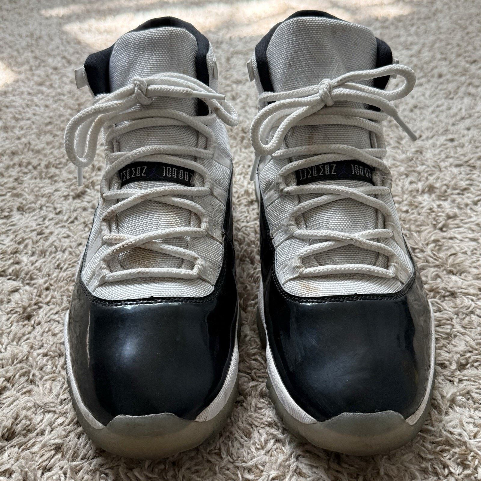 Nike Air Jordan 11 Retro Concord 2018 Men’s Size 12 Black White 378037-100 Jordan 11 Retro  main image 2