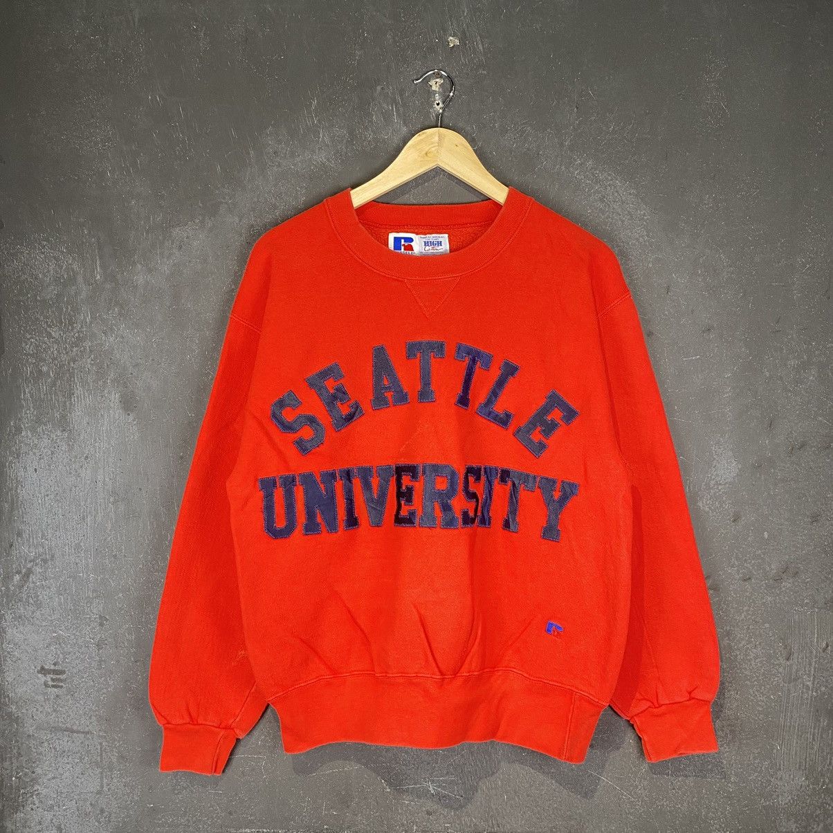 Grail y2k Seattle University Heavyweight Boxy Crewneck