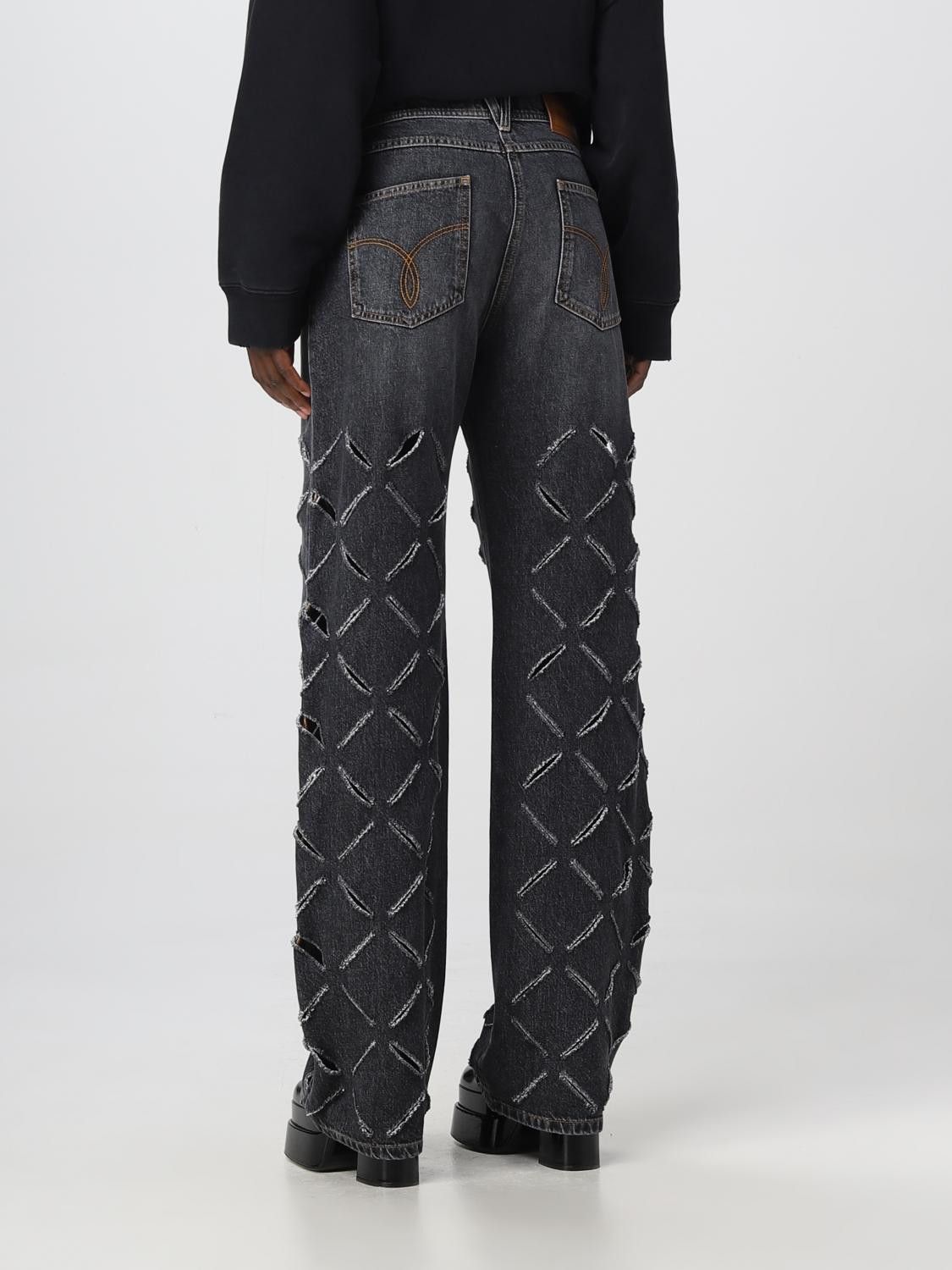 Versace o1y0226 Denim Pant in Dark Gray Size 27" / US 4 / IT 40 - 3 Thumbnail