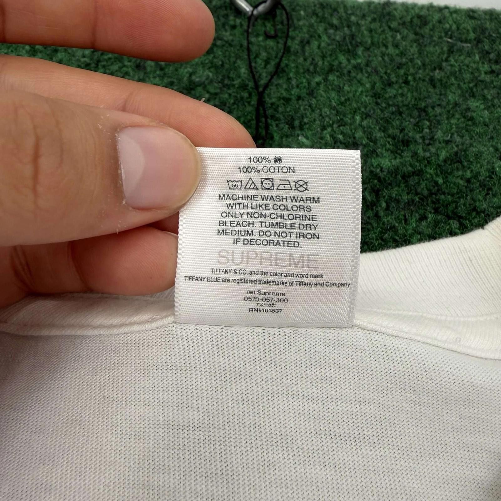 Supreme Supreme Tiffany & Co. Box Logo Tee L Used Size US L / EU 52-54 / 3 - 3 Thumbnail