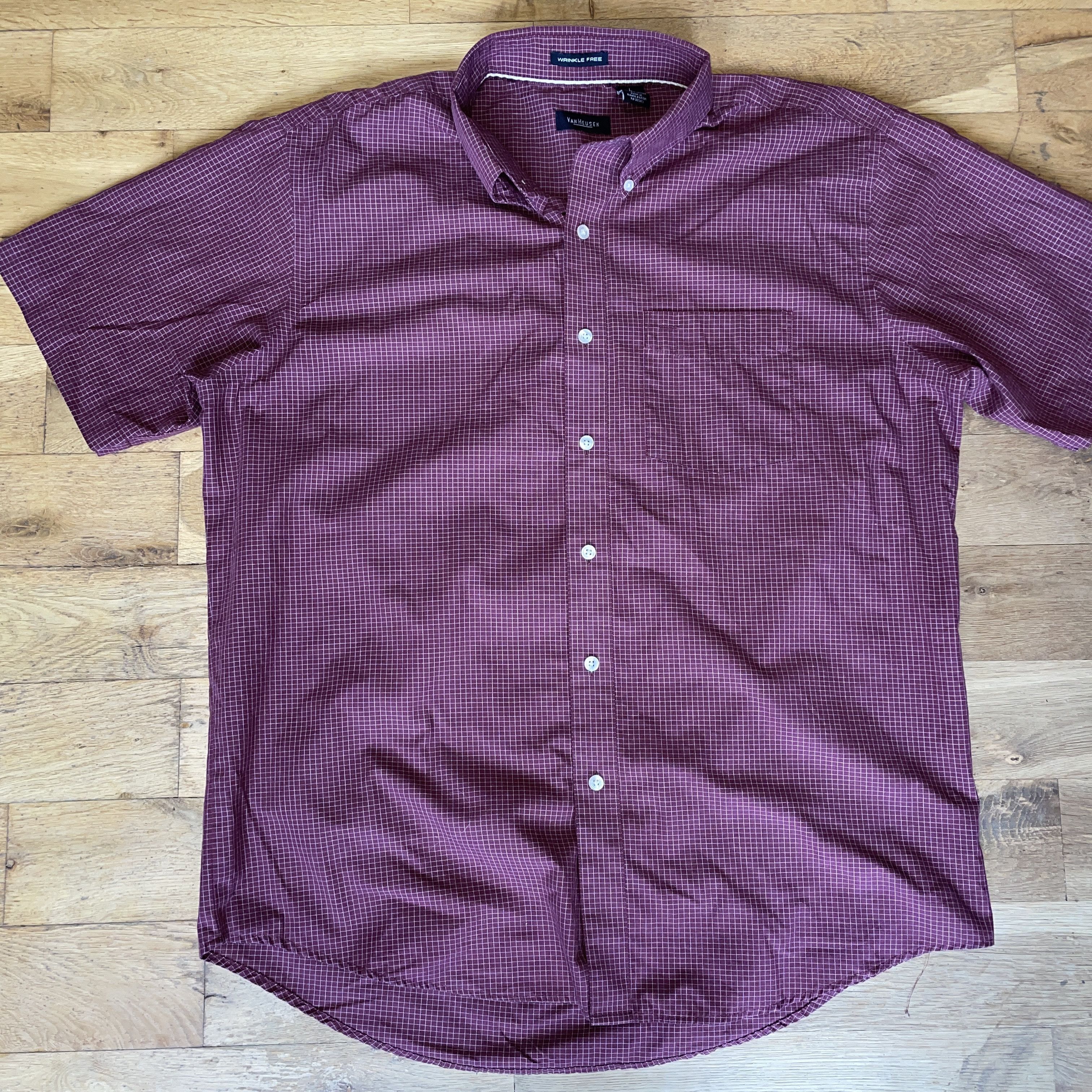 Van Heusen Van Heusen Men's Elegant Shirt Wrinkle Free Size L Size US L / EU 52-54 / 3 - 1 Thumbnail