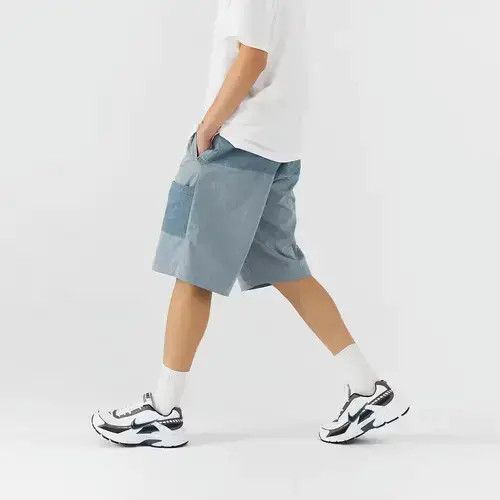 Japanese Brand 21SS Indigo Union Japan Blue Grey Outdoor Pockets Shorts Size US 30 / EU 46 - 3 Thumbnail