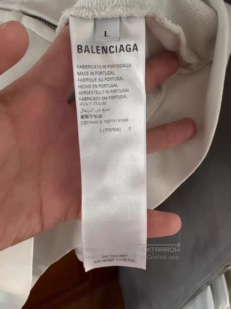 Balenciaga Balenciaga Zippered hooded sweatshirt Size US L / EU 52-54 / 3 - 4 Thumbnail