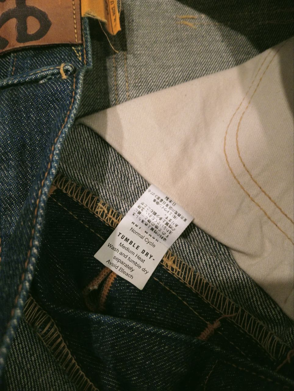 Lee VINTAGE LEE RIDERS LOT 101B 4101 DENIM JEANS Size US 33 - 8 Thumbnail