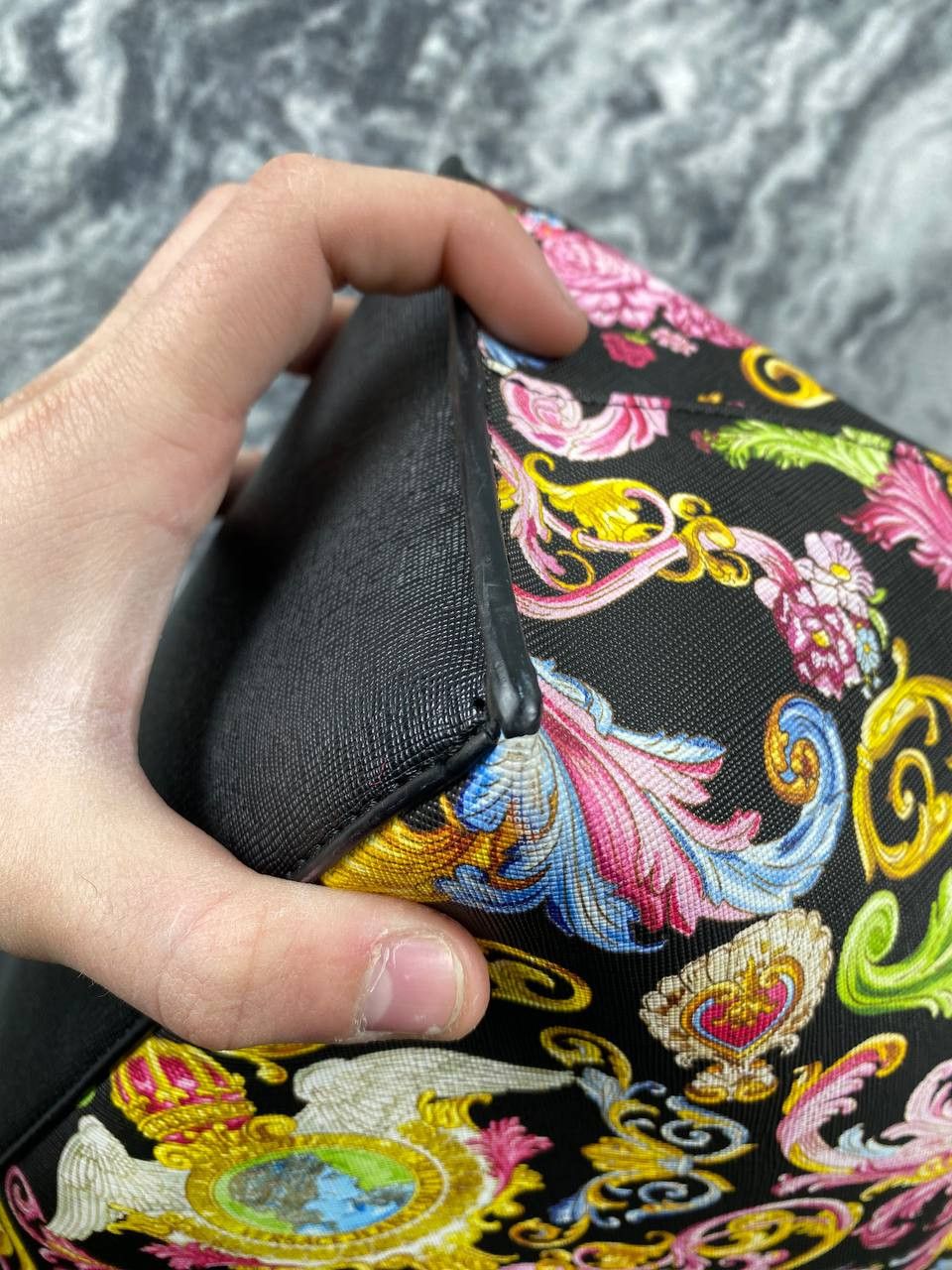 Versace Versace Jeans Couture Versailles Baroque Print Tote Bag Size ONE SIZE - 8 Thumbnail
