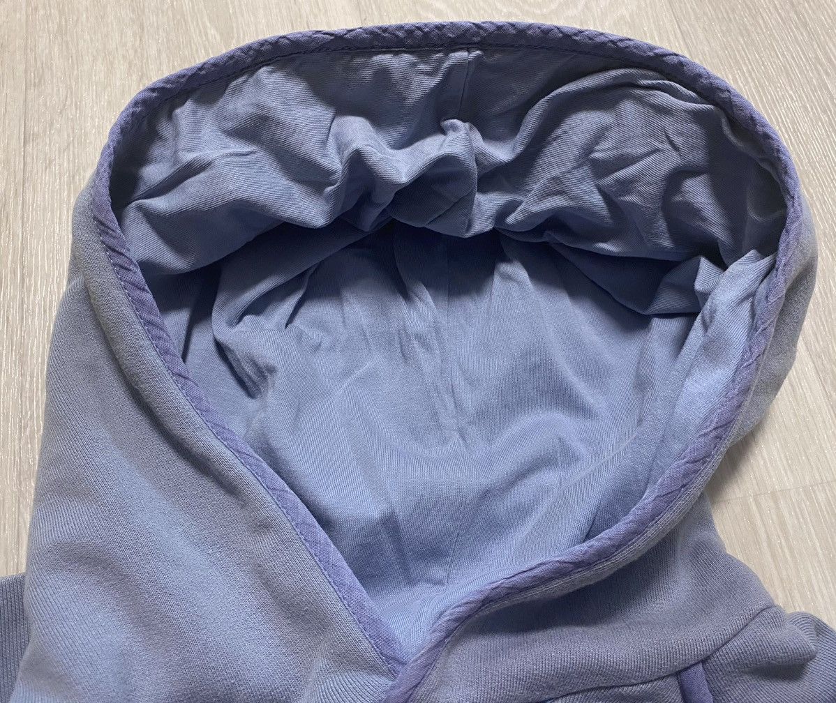 Raf by Raf Simons Raf Simons Distressed Blue Cotton Hoodie Embroidered Logo Size US L / EU 52-54 / 3 - 13 Thumbnail