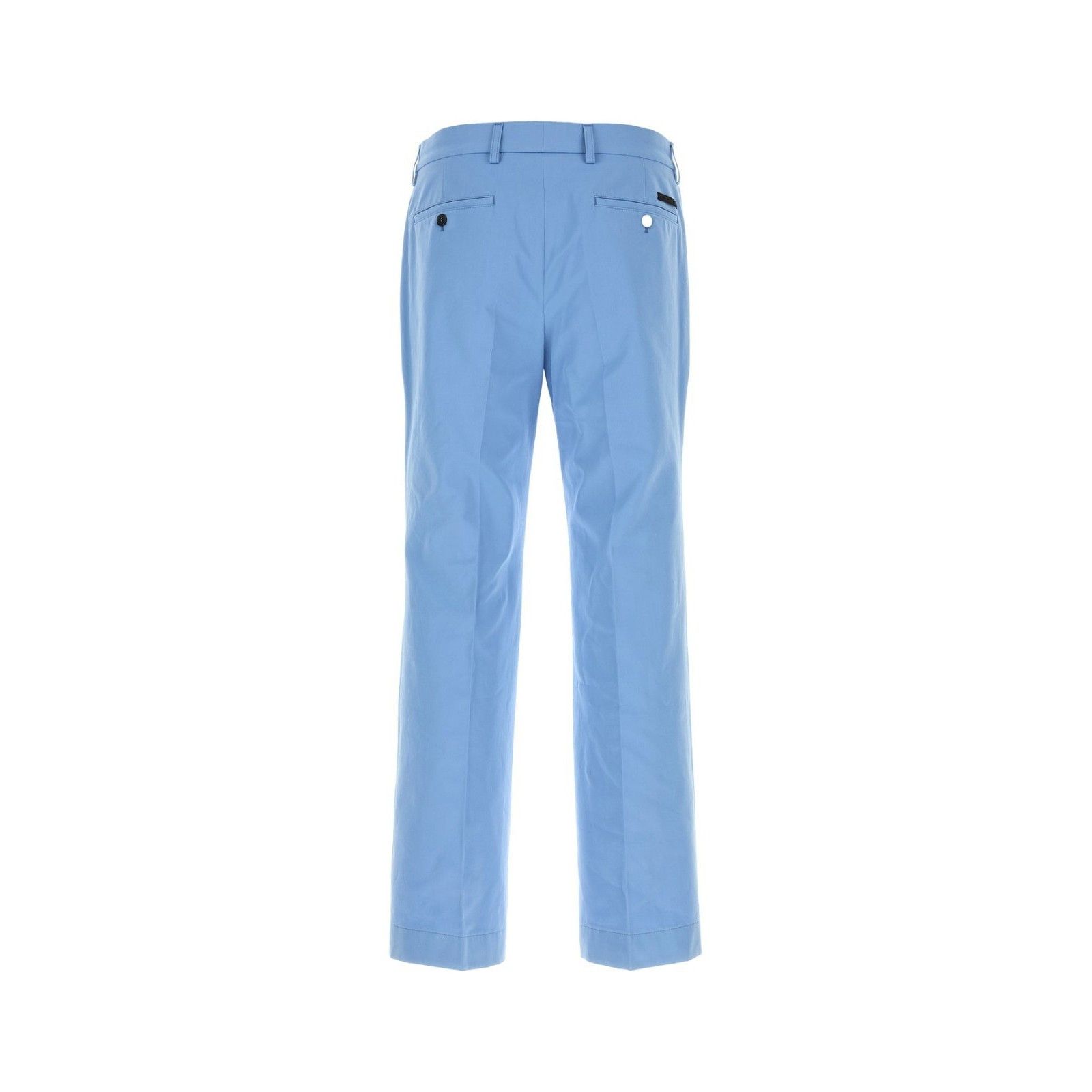 Prada PRADA Light Blue Poplin Pants New & Authentic (Men's size:US Size US 34 / EU 50 - 2 Thumbnail