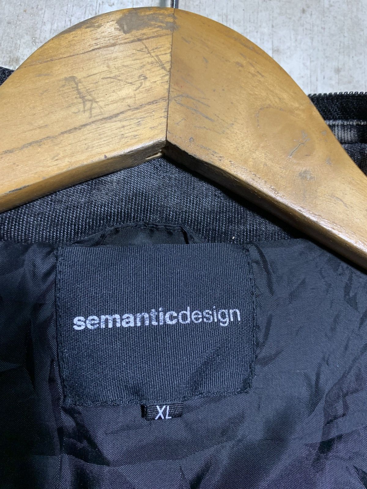 Japanese Brand × semanticdesign 🔥SEMANTIC DESIGN ACID WASHED BIKERS JACKET Size US XL / EU 56 / 4 - 9 Thumbnail