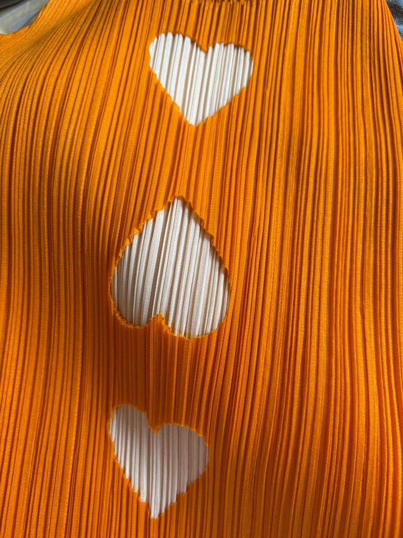 Issey Miyake Issey Miyake size:one size Orange double-layer heart-shape Size XS / US 0-2 / IT 36-38 - 3 Thumbnail
