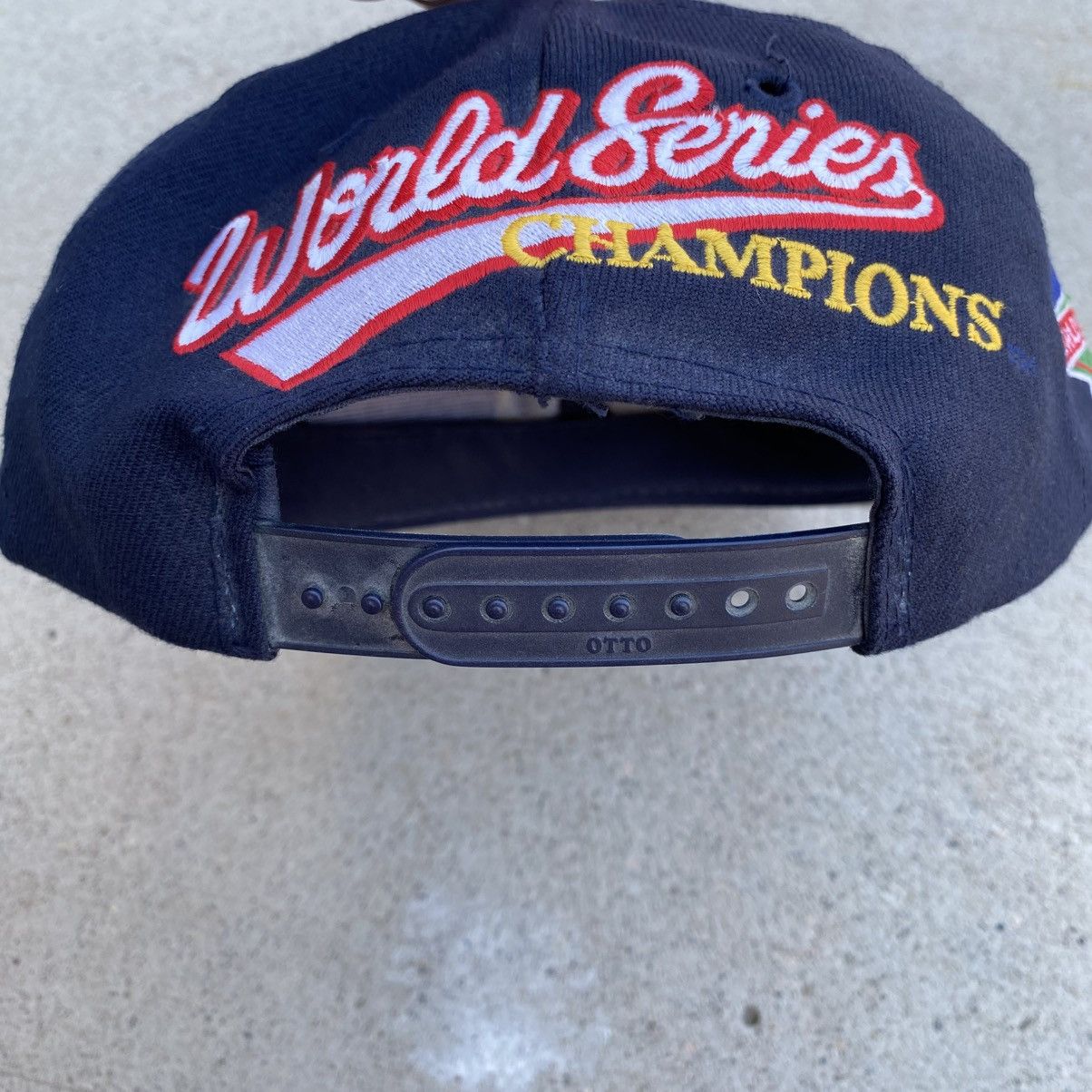American Needle Vintage Atlanta Braves World Series 1995 Hat Snapback Annco Size ONE SIZE - 8 Thumbnail