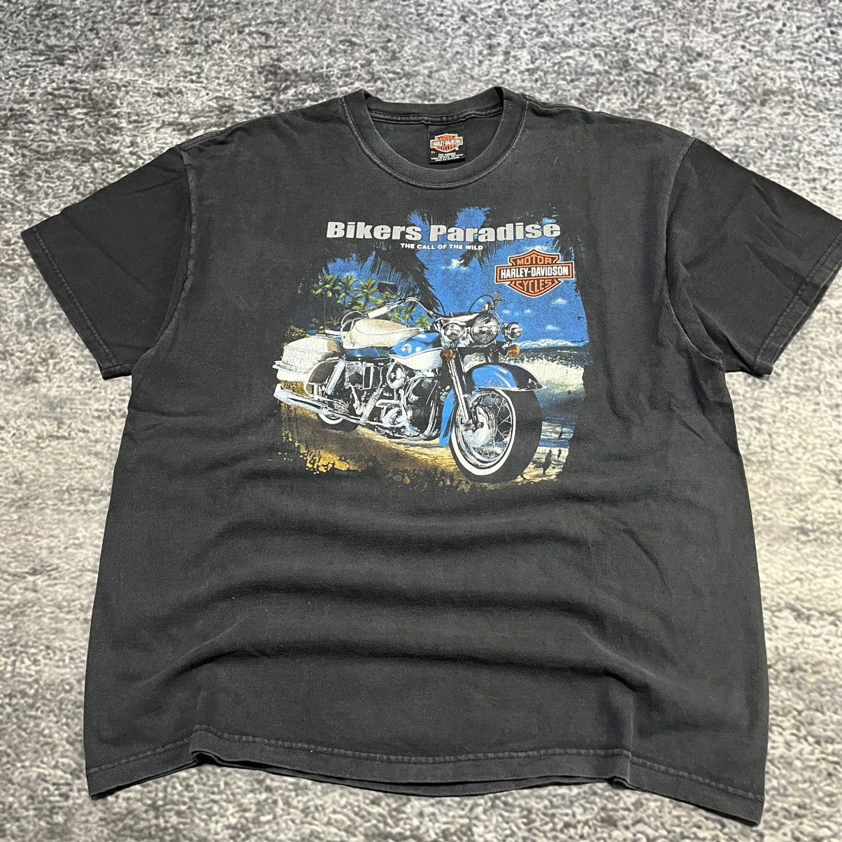 Harley Davidson Vintage Harley Davidson 2000s Y2K Biker Grunge T Shirt XL Size US XL / EU 56 / 4 - 3 Thumbnail