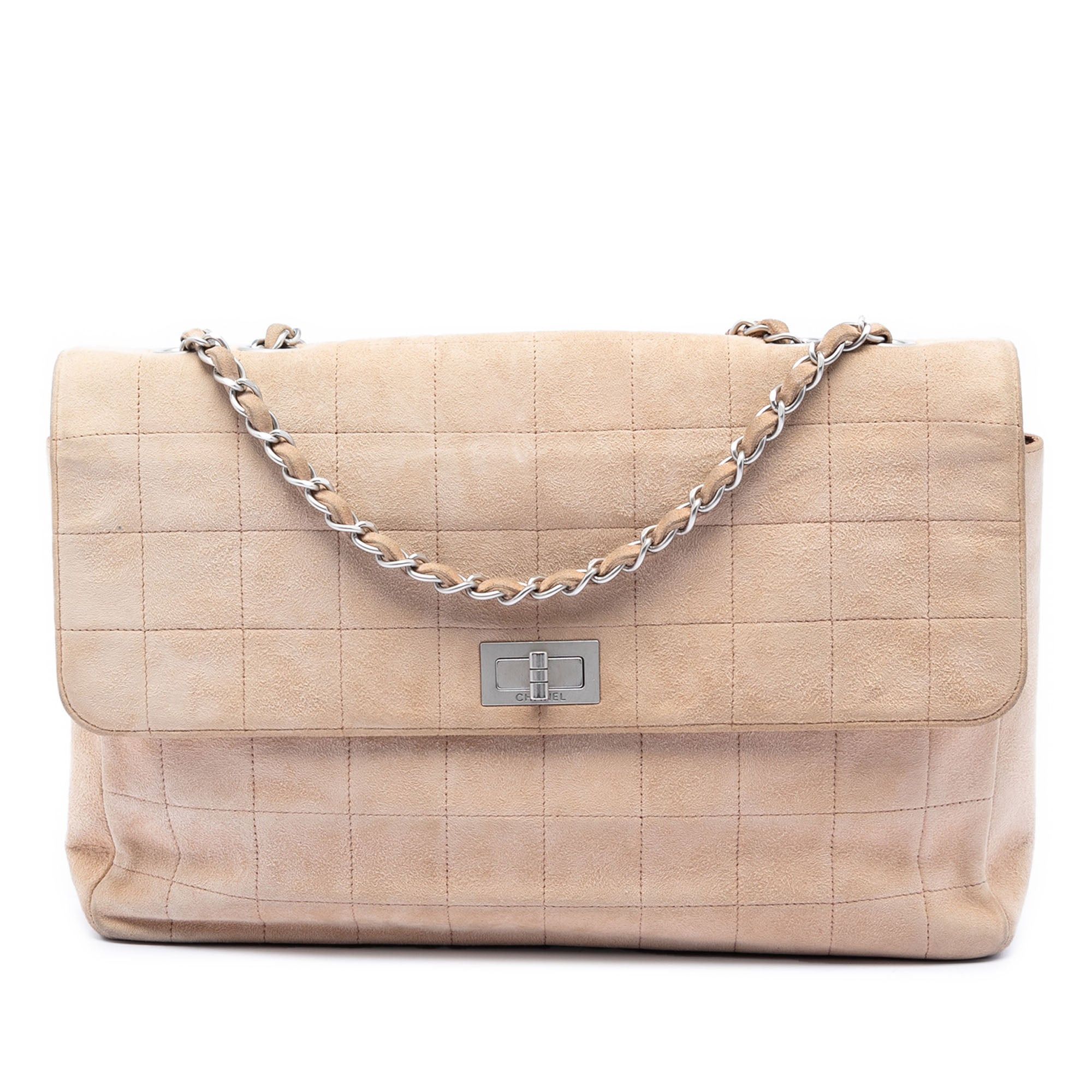 Chanel Choco Bar Suede Mademoiselle Turnlock Flap Size ONE SIZE - 1 Thumbnail