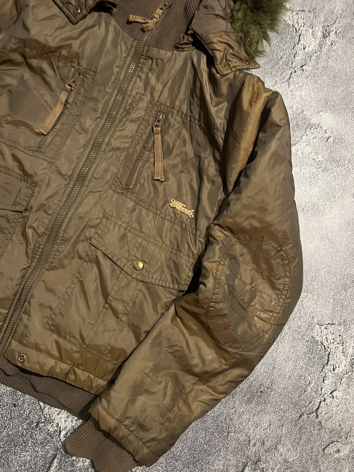 Vintage Y2K Streetwear Bomber / Balenciaga Style / With Zip Fur 90s Size US M / EU 48-50 / 2 - 6 Thumbnail