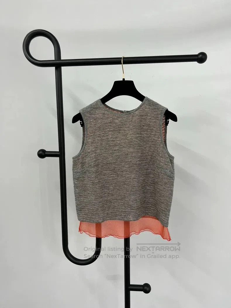 Dior Dior Wool Silk Sleeveless Vest Top. Size US S / EU 44-46 / 1 - 1 Thumbnail
