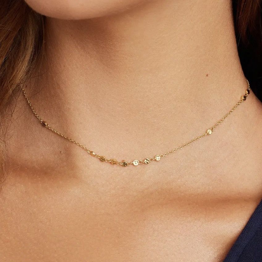 Gorjana Gorjana Chloe gold tone mini delicate choker necklace Size ONE SIZE - 3 Thumbnail