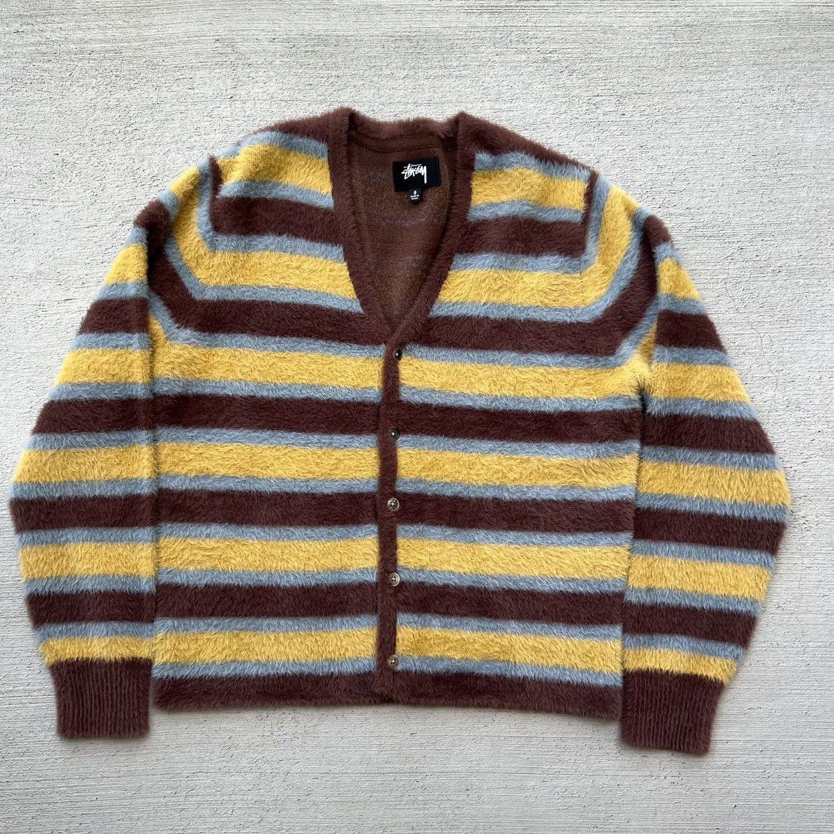 Stussy Stussy SHAGGY CARDIGAN Size US S / EU 44-46 / 1 - 1 Thumbnail