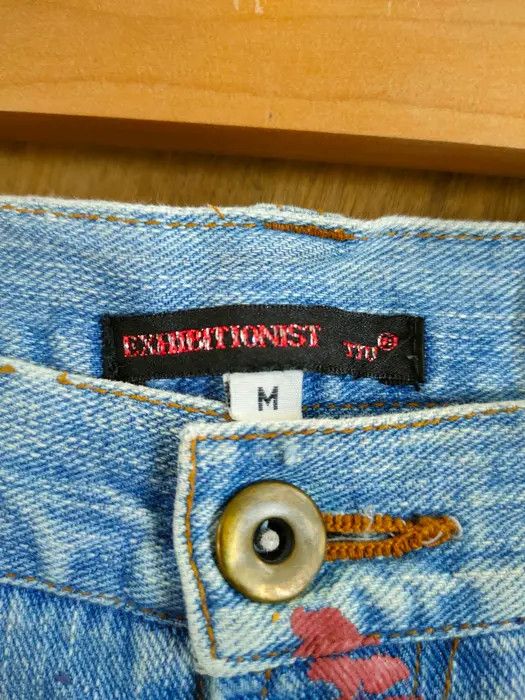 Japanese Brand Exhibitionist Japan distressed sashiko denim #46-754DLL Size US 30 / EU 46 - 4 Thumbnail