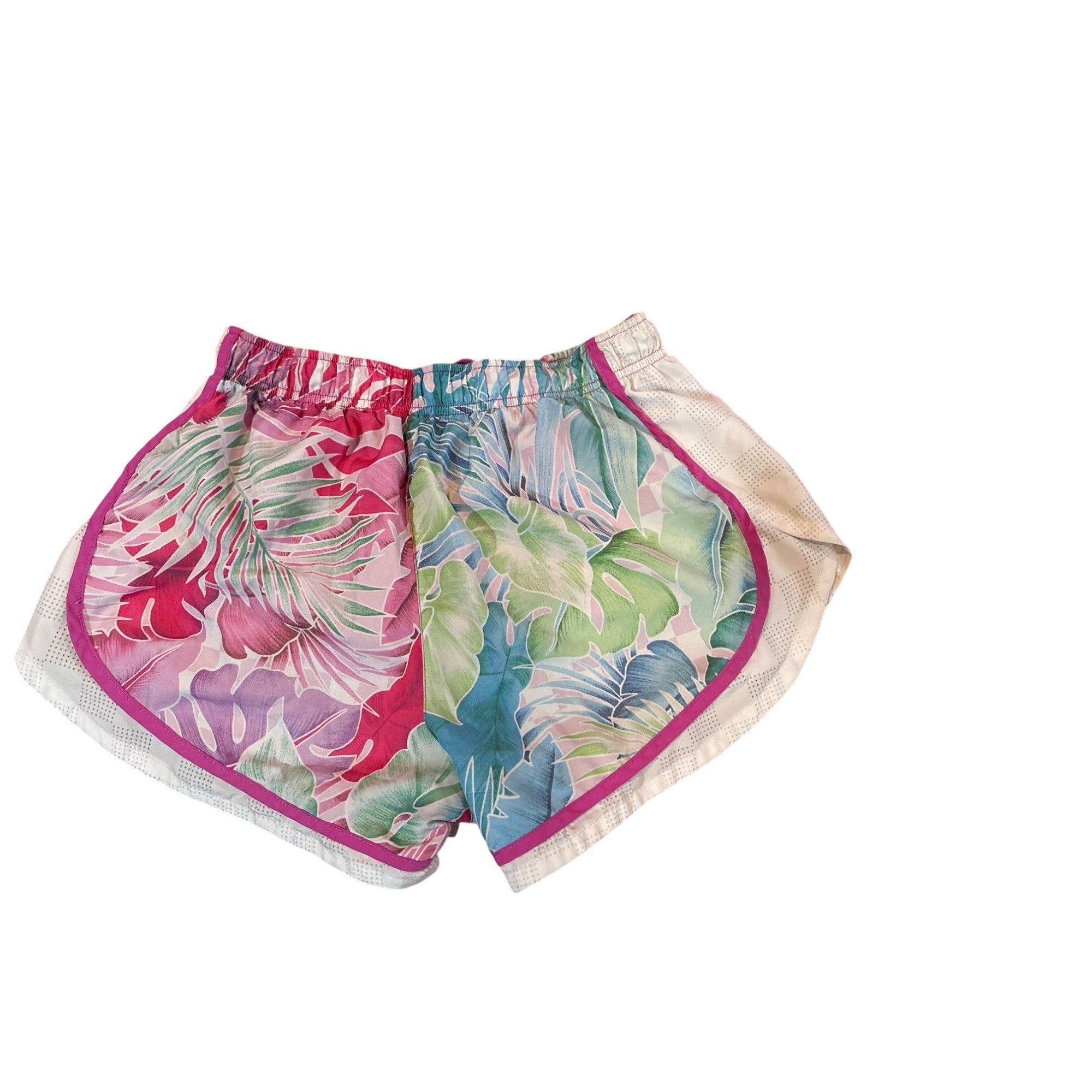 Nike Tropical Print NIKE Dri-FIT Women's Running Shorts Size 33" - 2 Thumbnail