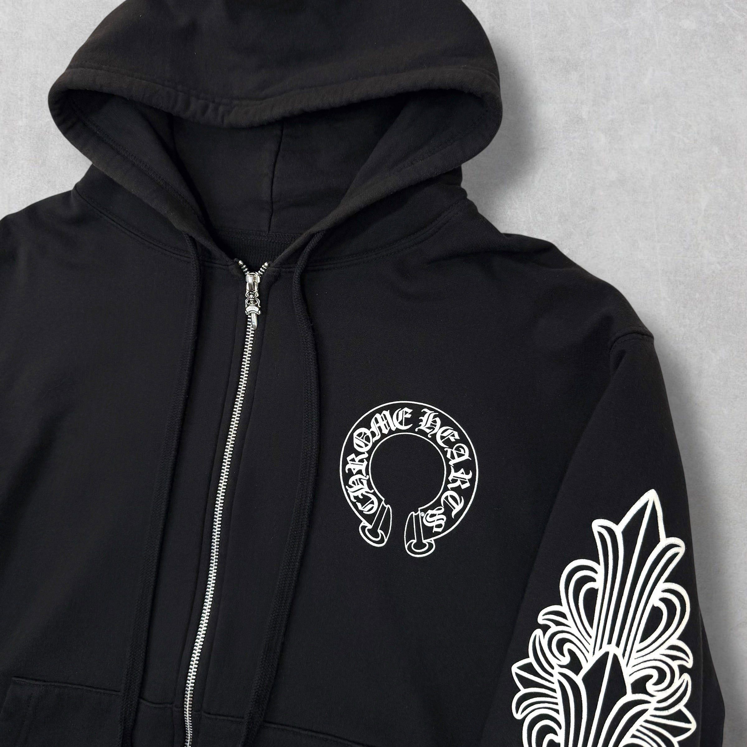 Chrome Hearts Chrome Hearts Horseshoe Floral Thermal ZipUp M Size US M / EU 48-50 / 2 - 5 Thumbnail