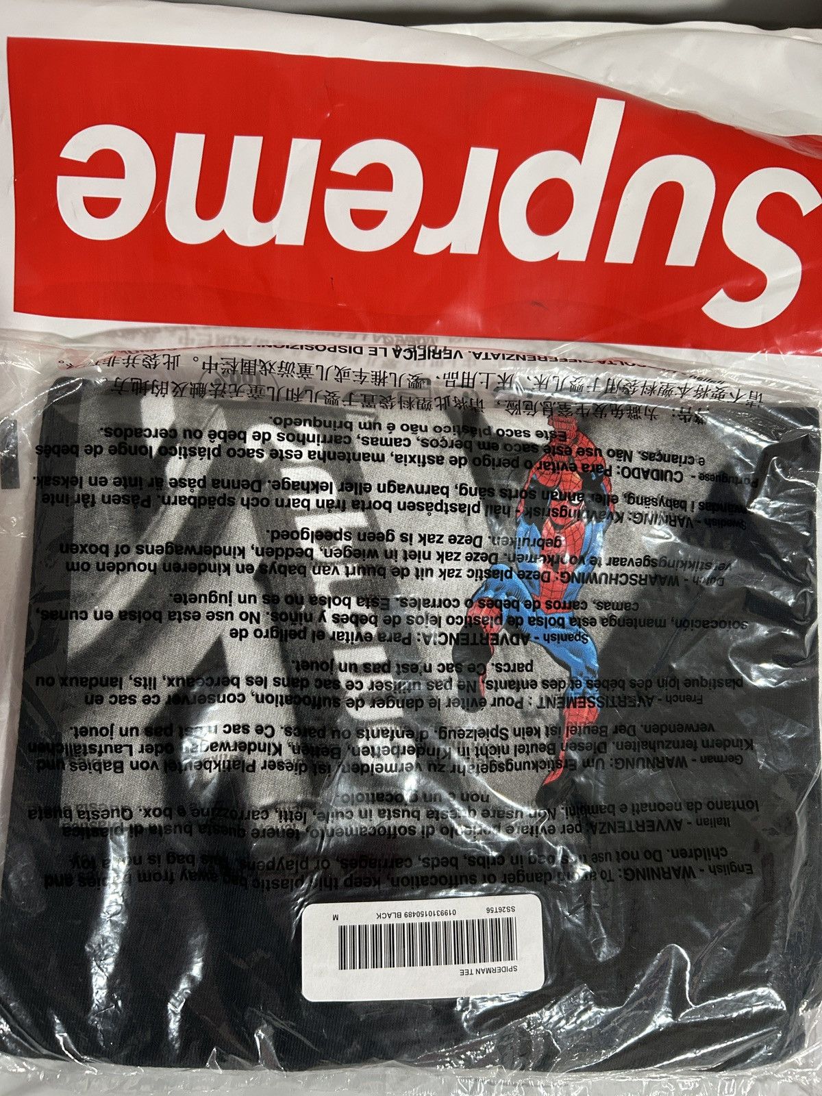 Supreme Supreme Spider Man Tee Size US M / EU 48-50 / 2 - 2 Thumbnail