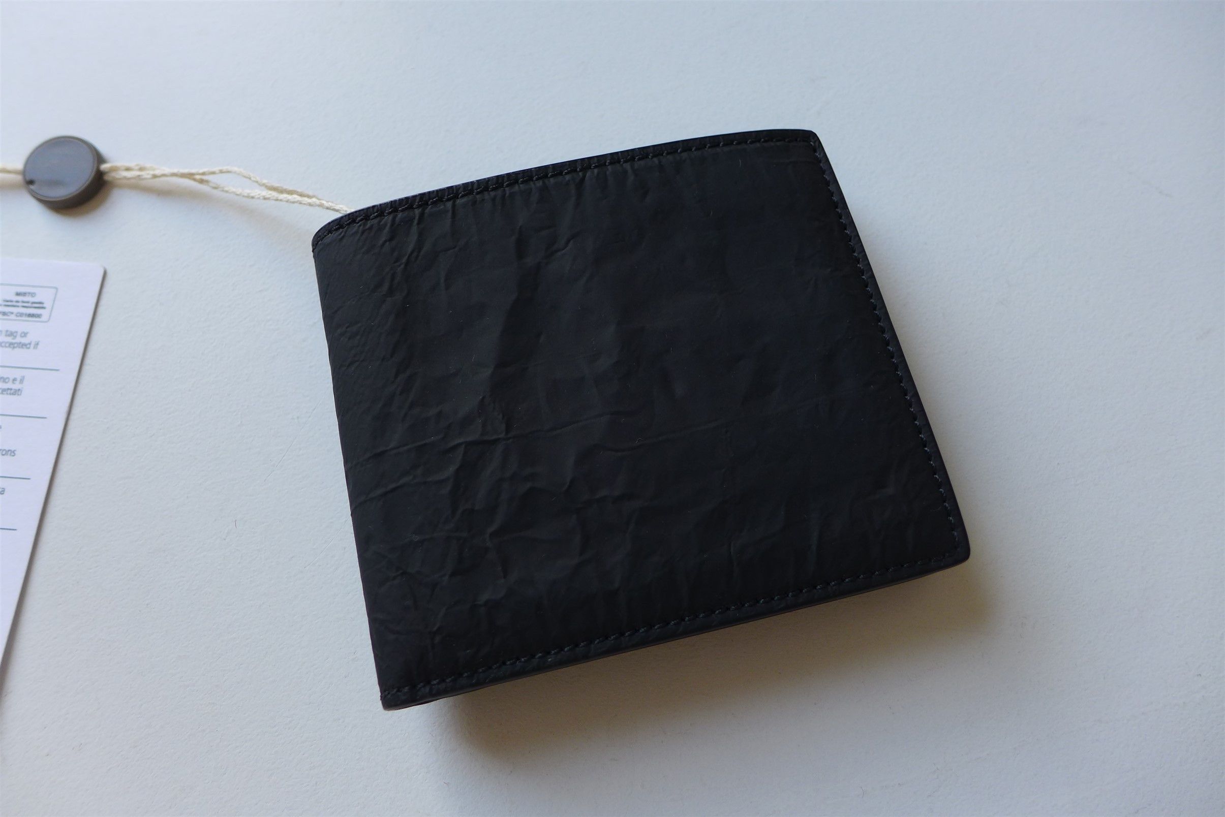Maison Margiela Margiela Textured Bifold Wallet - Black Calf Leather Size ONE SIZE - 2 Thumbnail
