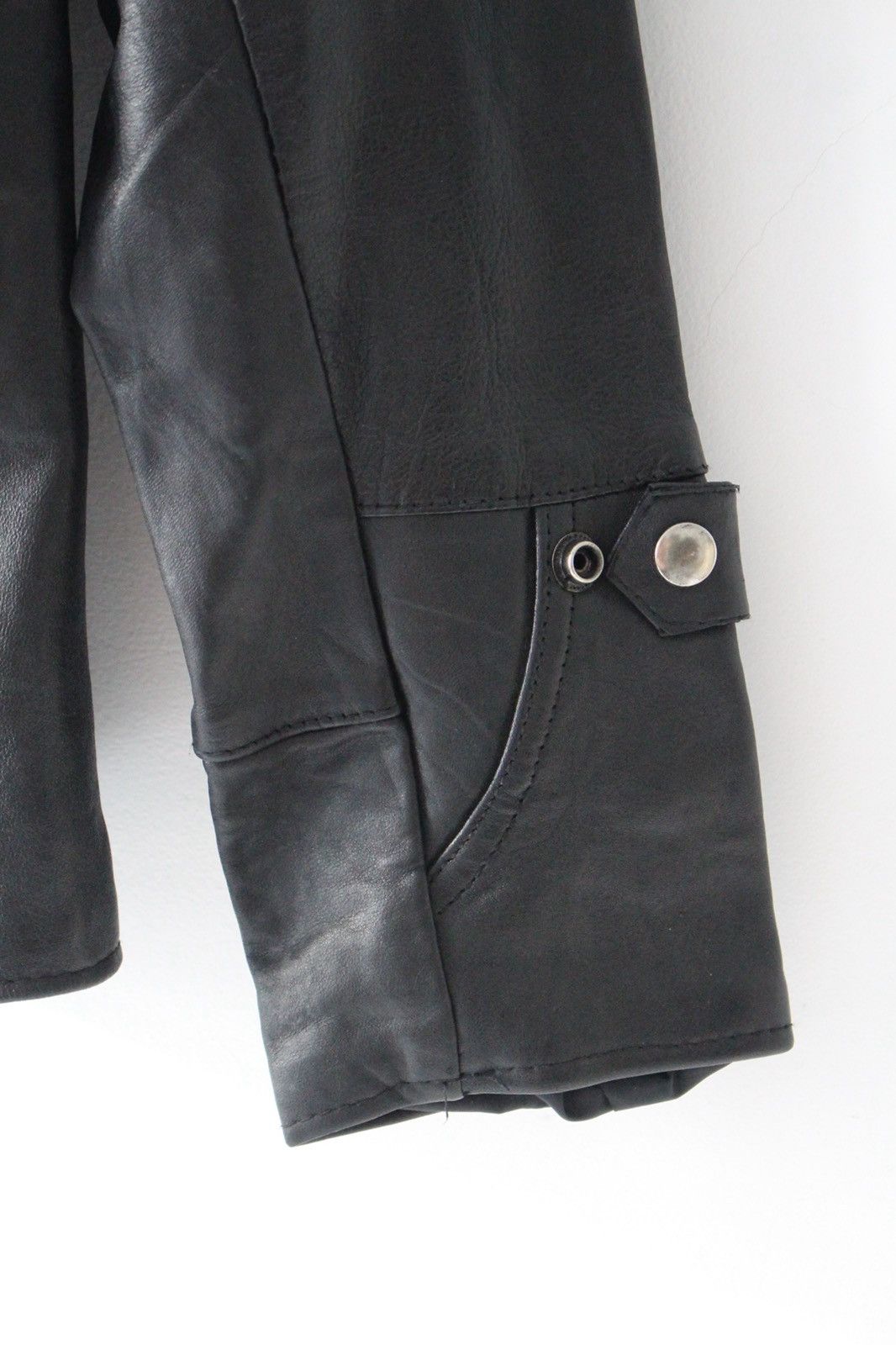 Japanese Brand 2000S BOBBIO “MODA INTERNAZIONALE” LEATHER FIELD JACKET Size US S / EU 44-46 / 1 - 4 Thumbnail